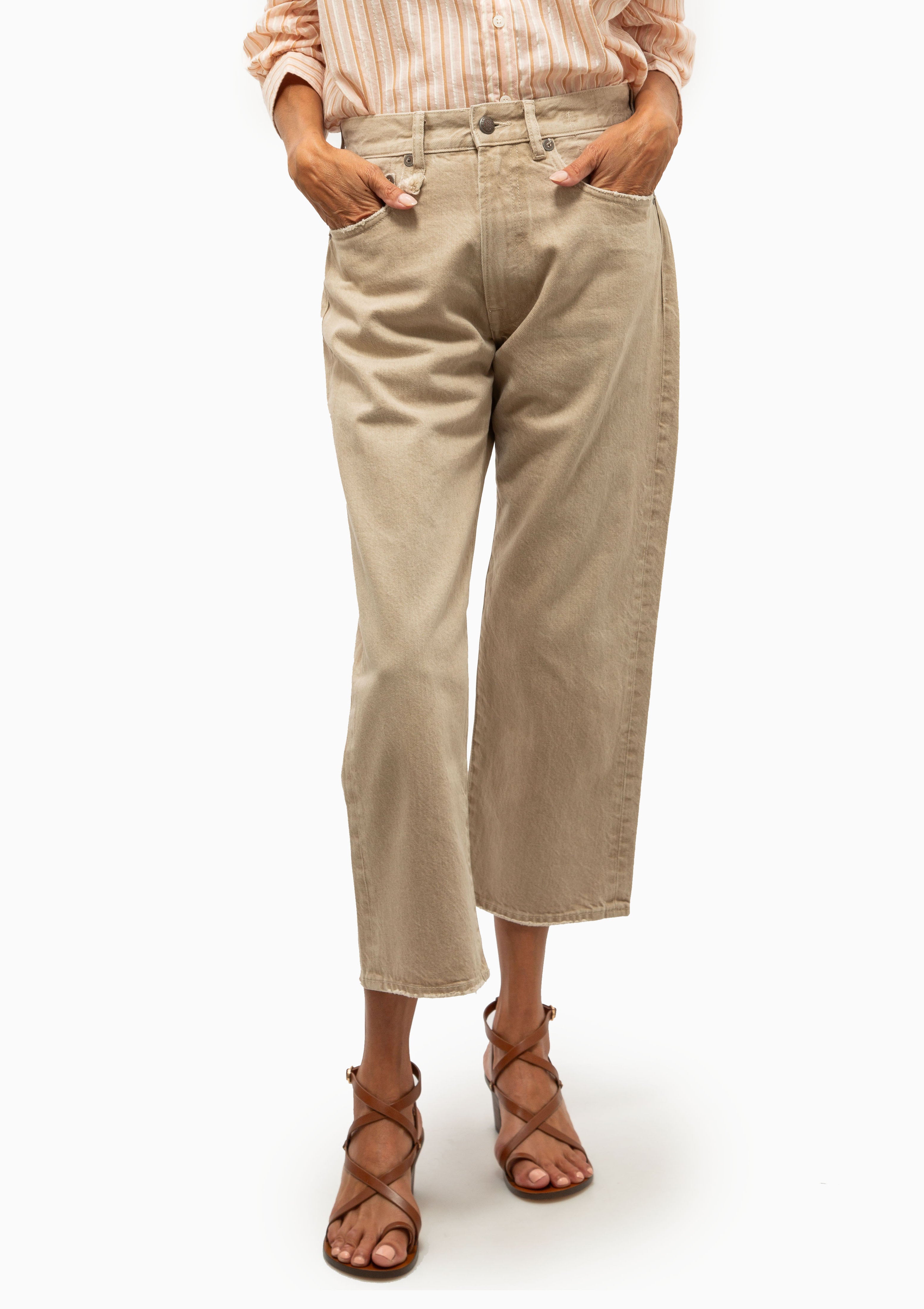 X-Boyfriend Jean | Khaki Haze