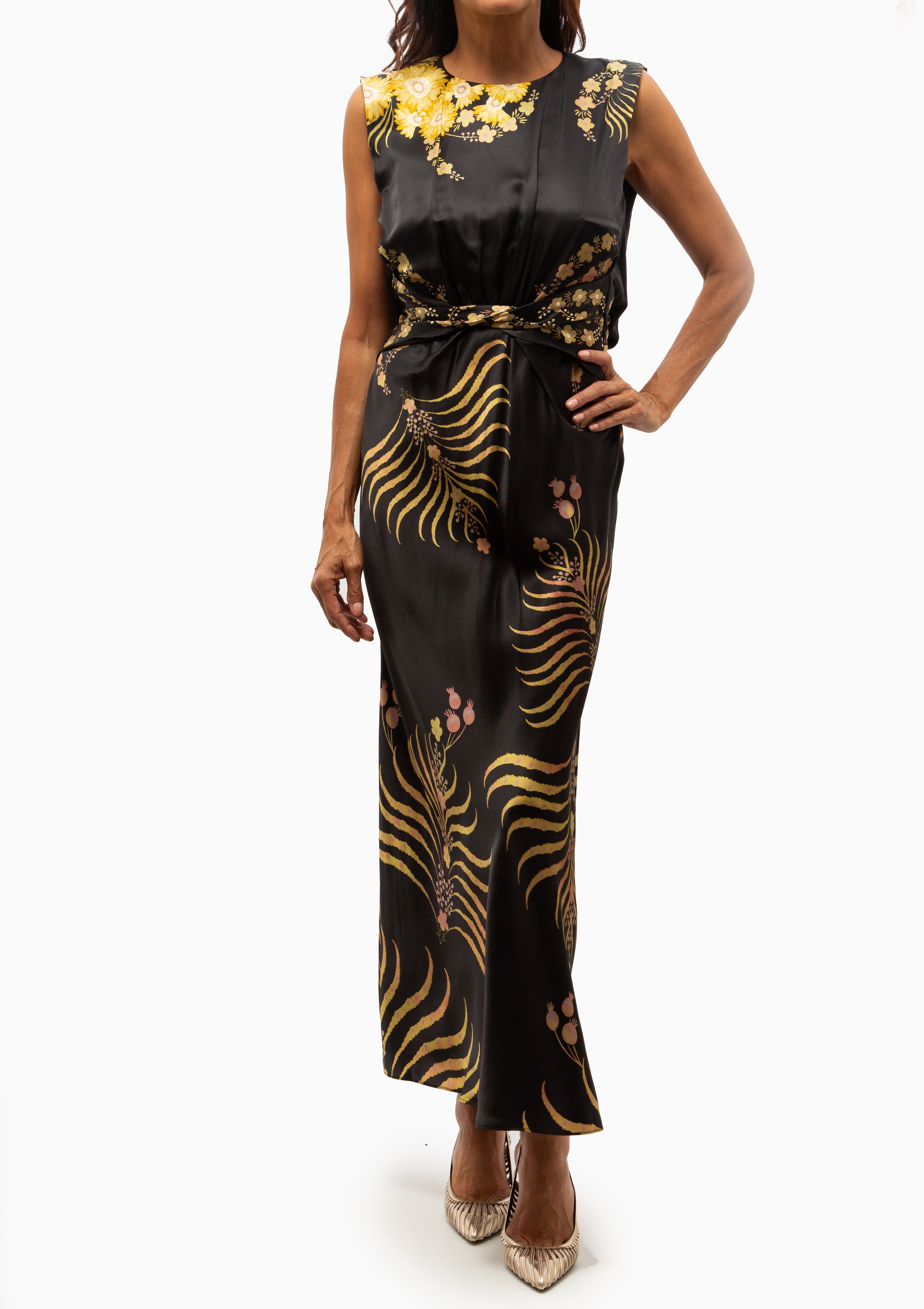 Gwen Dress | Golden Palm