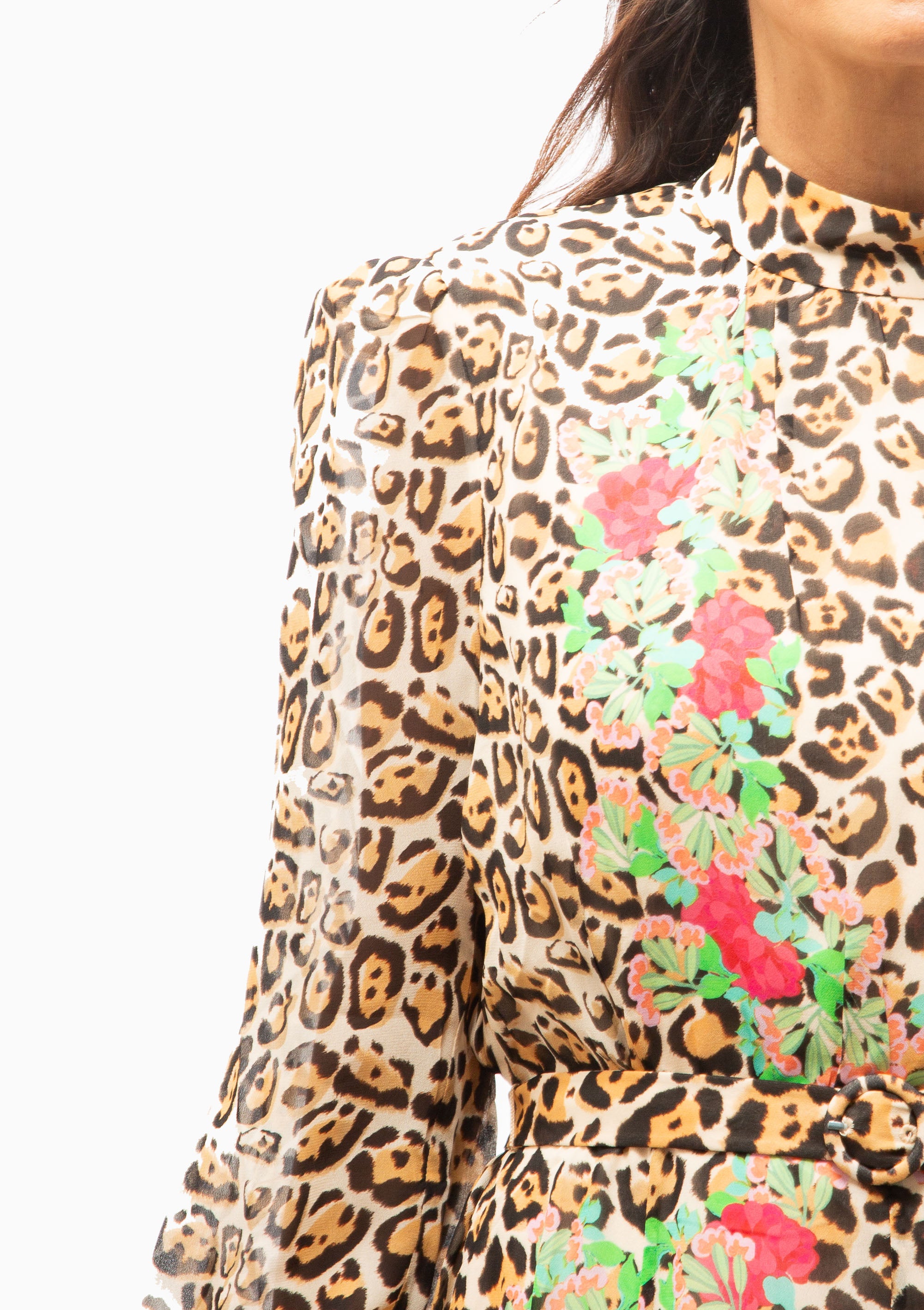 Jacqui D Dress | Leopard Adorning