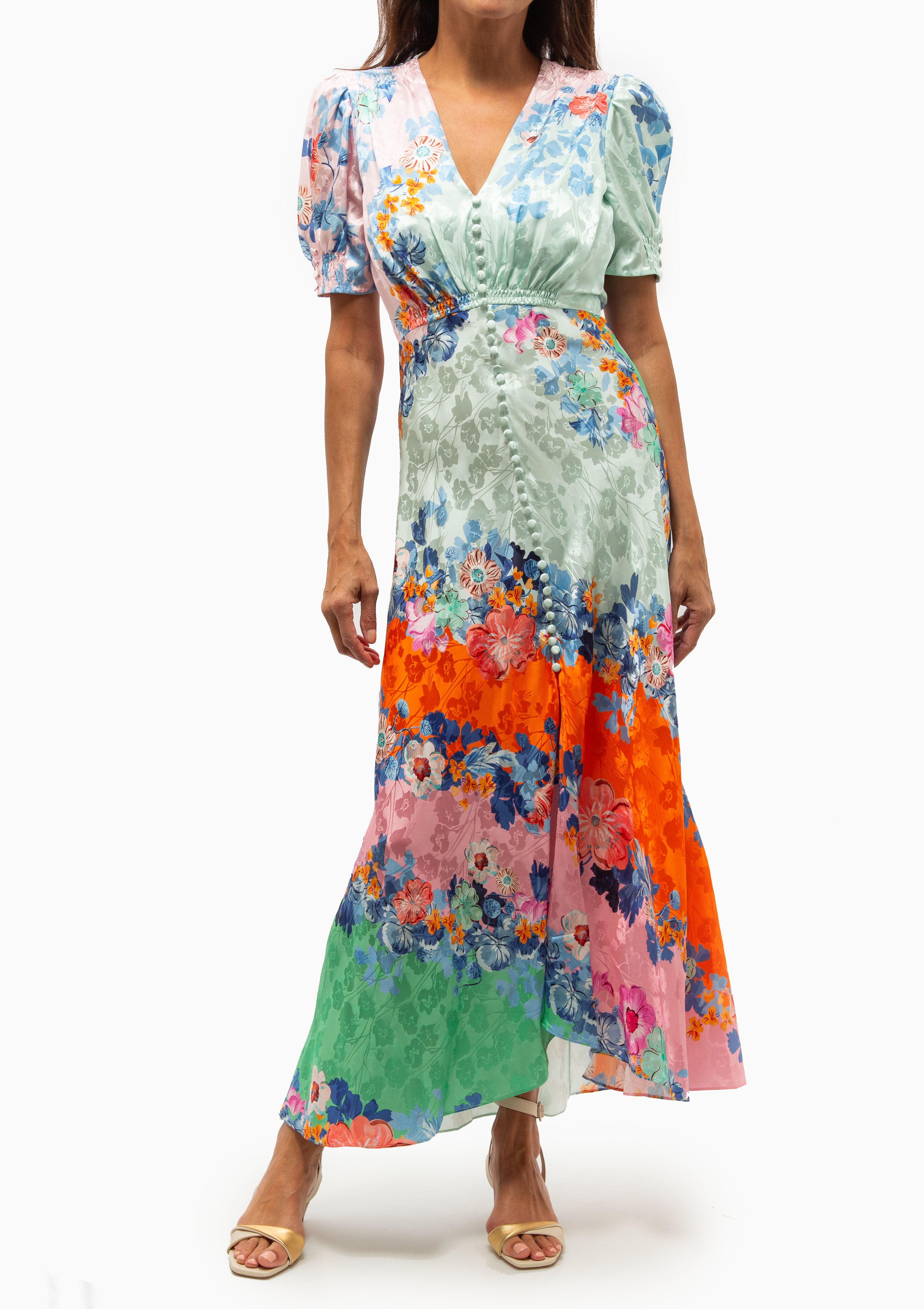 Lea Long Dress | Papaver Cascade