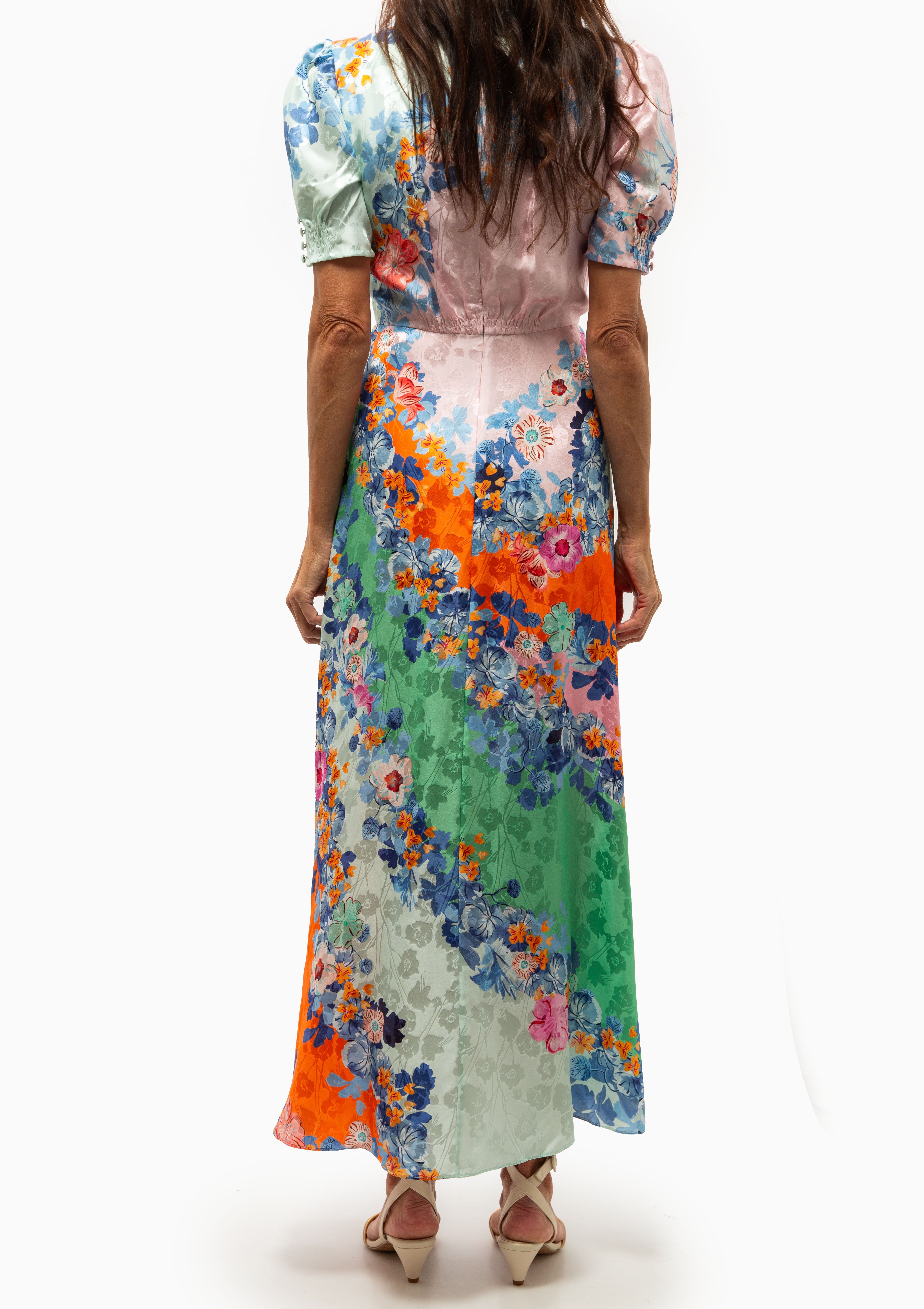 Lea Long Dress | Papaver Cascade
