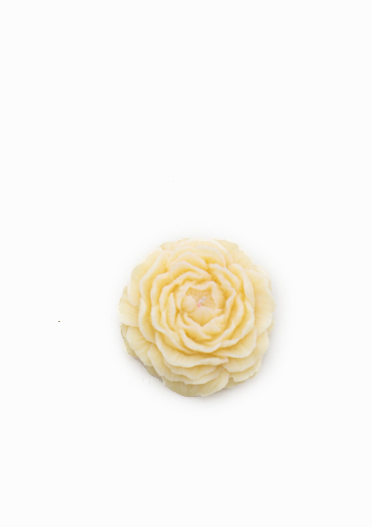 Small Peony Candle | Yellow