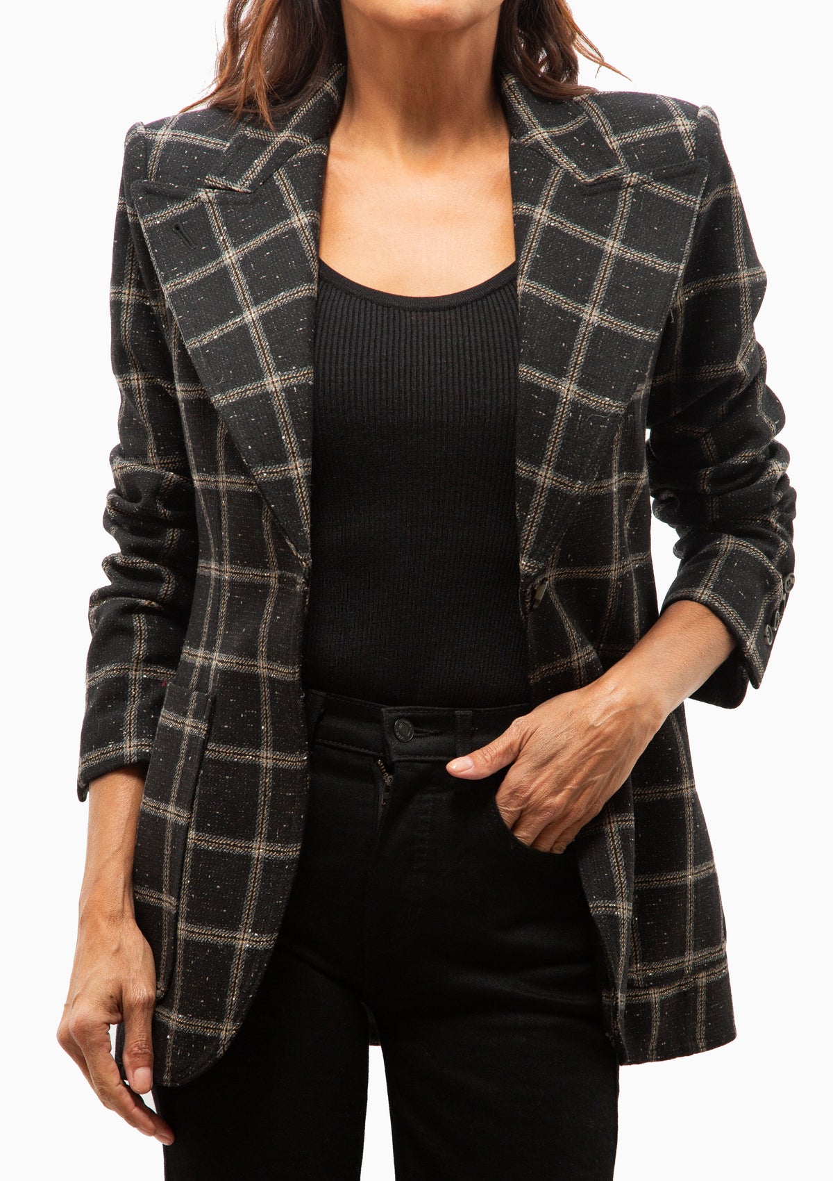 Patch Pocket Birkin Blazer | Black Neutral