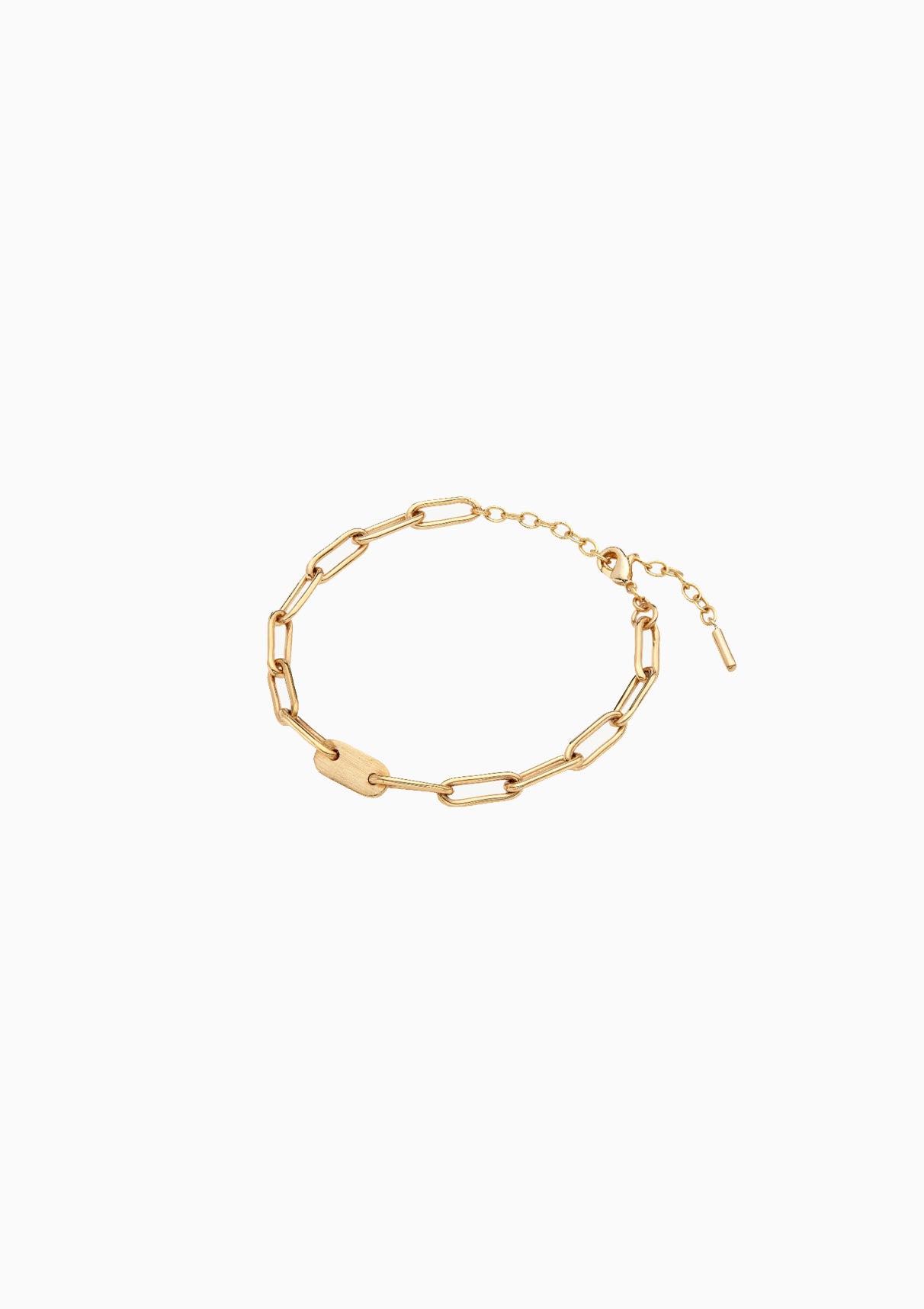 Ellipse Bracelet Gold1
