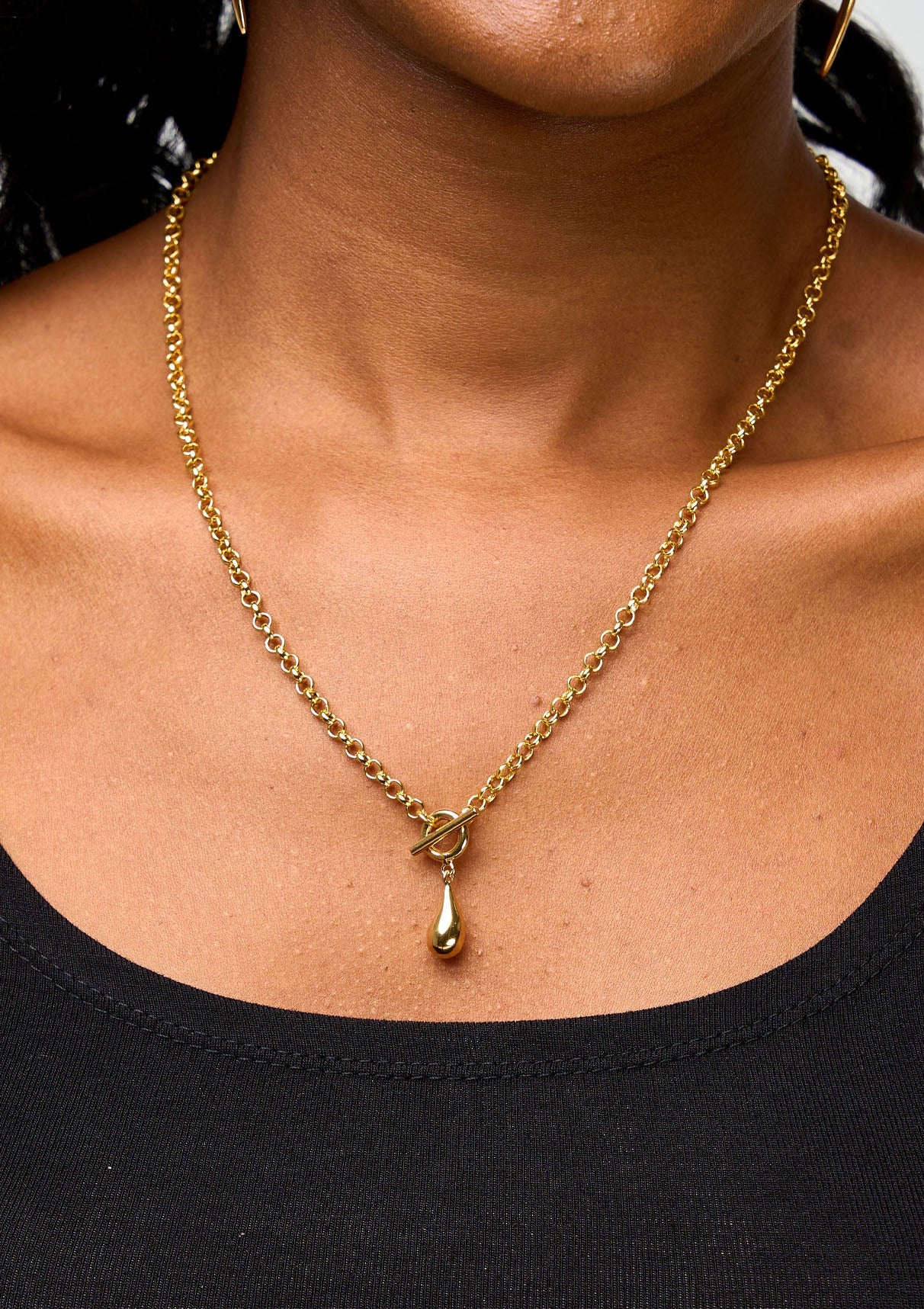 Delicate Dash Necklace | Gold