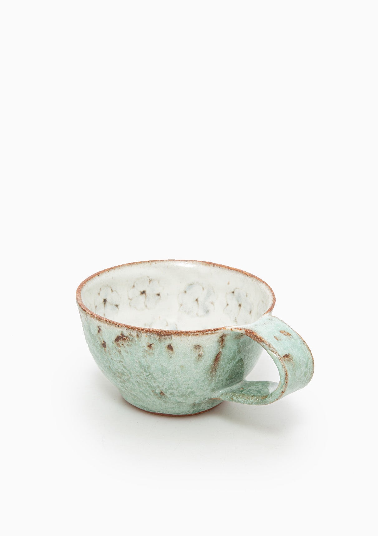 Cappuccino Cup Wildflower Grey 10
