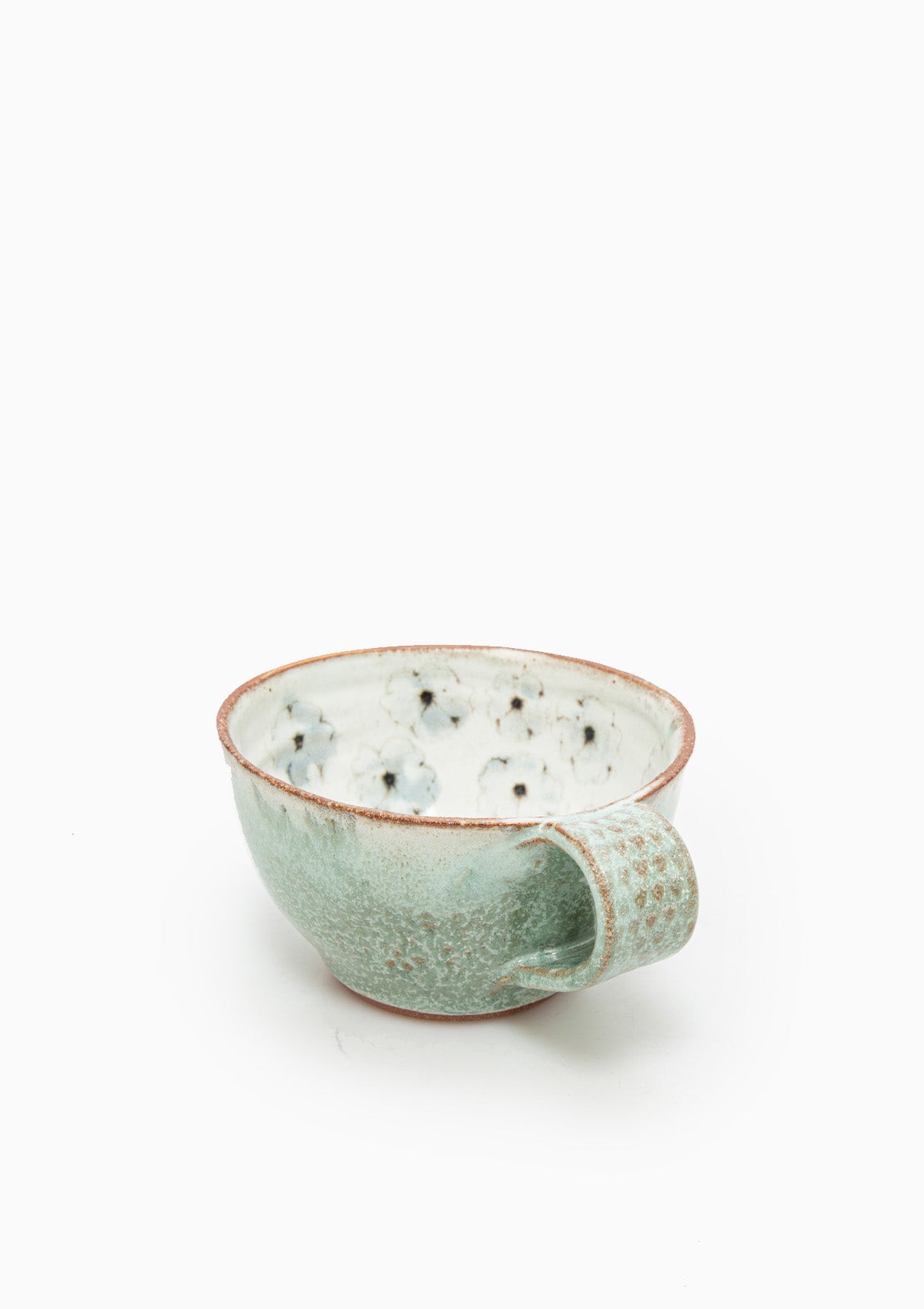 Cappuccino Cup Wildflower Grey 2