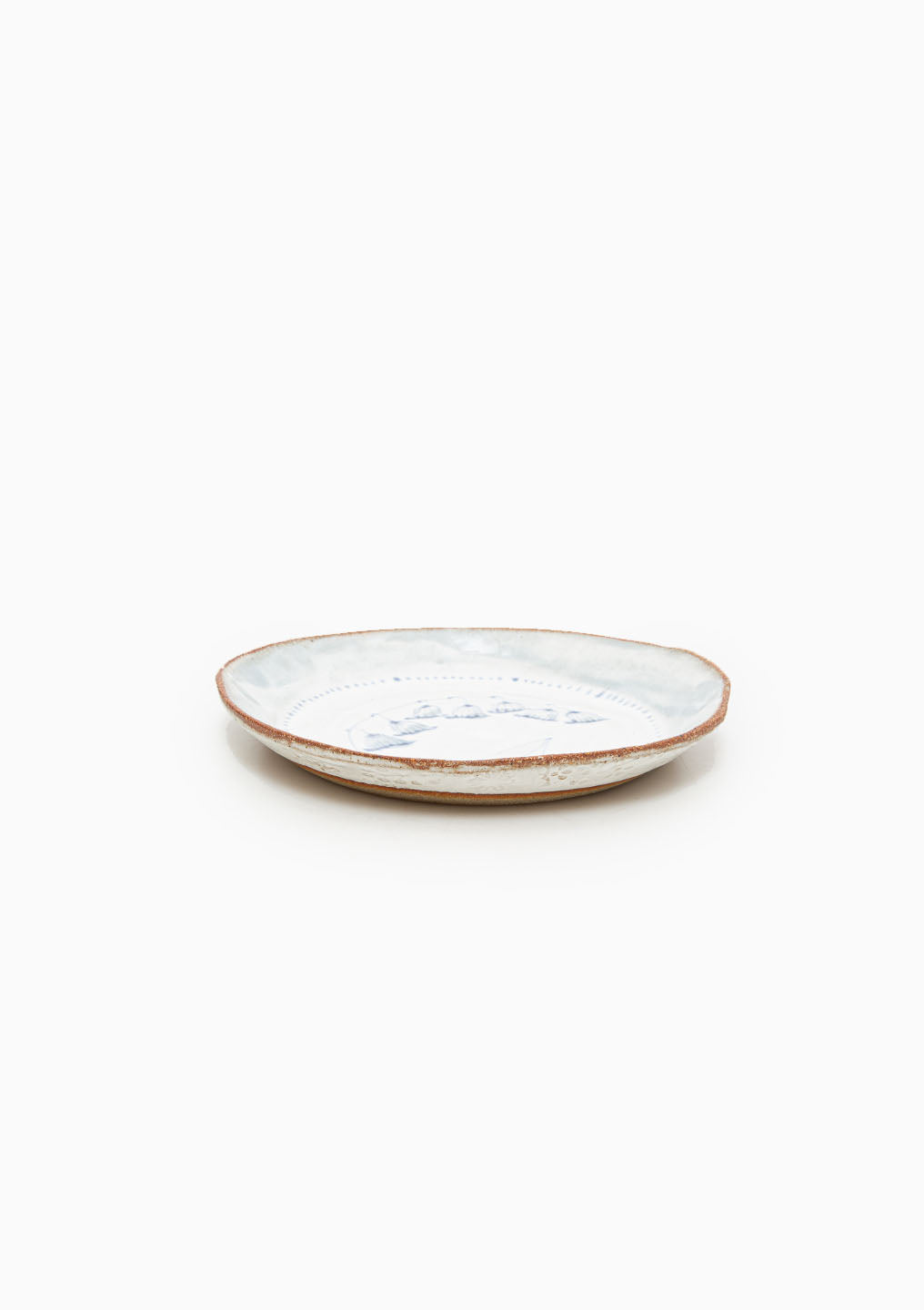Dessert Plate Wildflower Blue 1