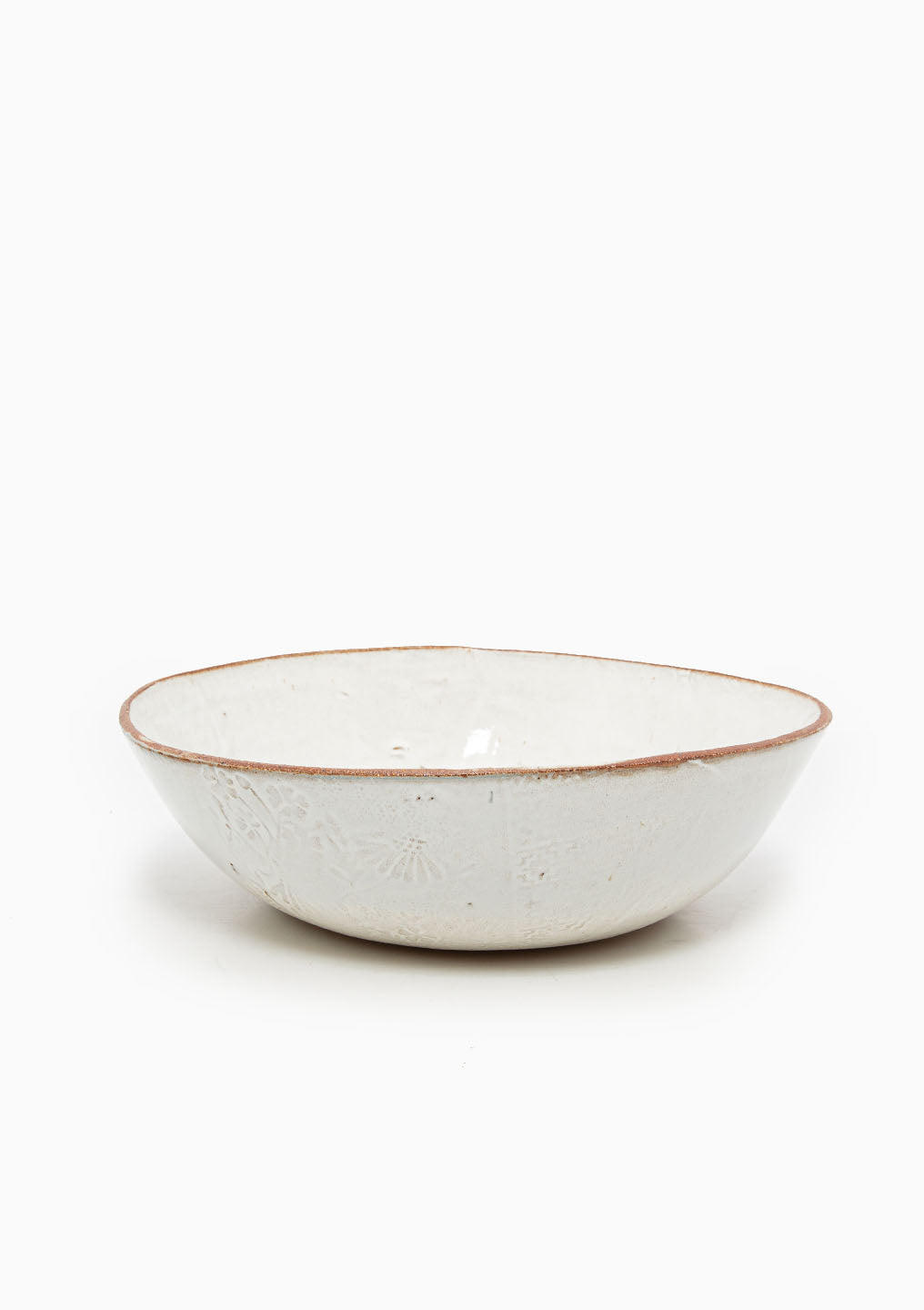 Large Serving Bowl Wildflower Grey 4