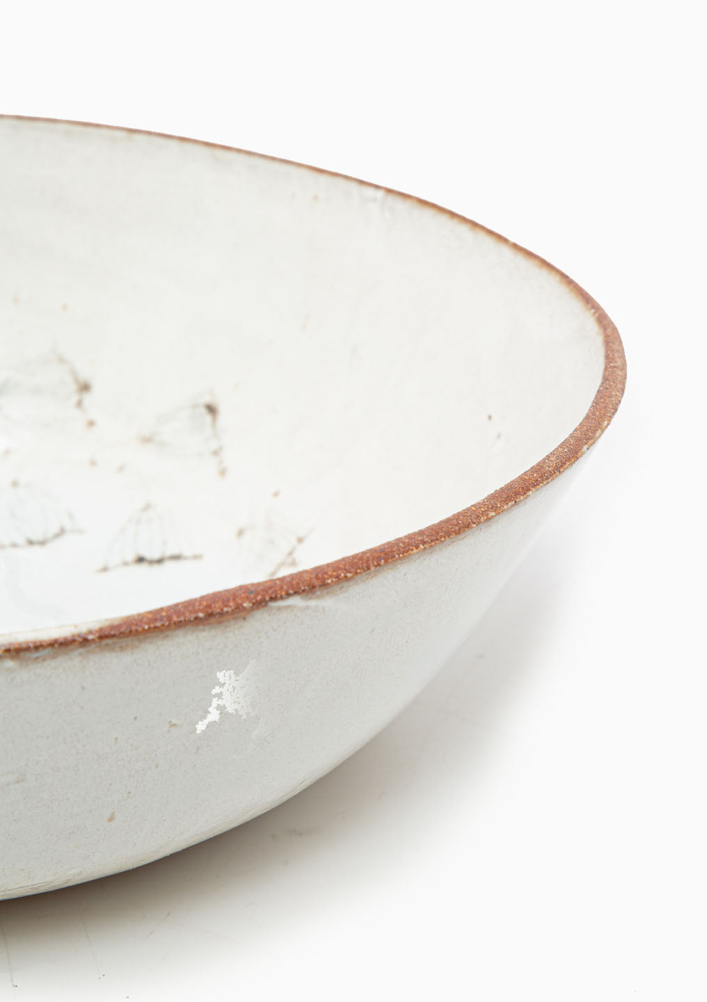 Large Serving Bowl Wildflower Grey 4
