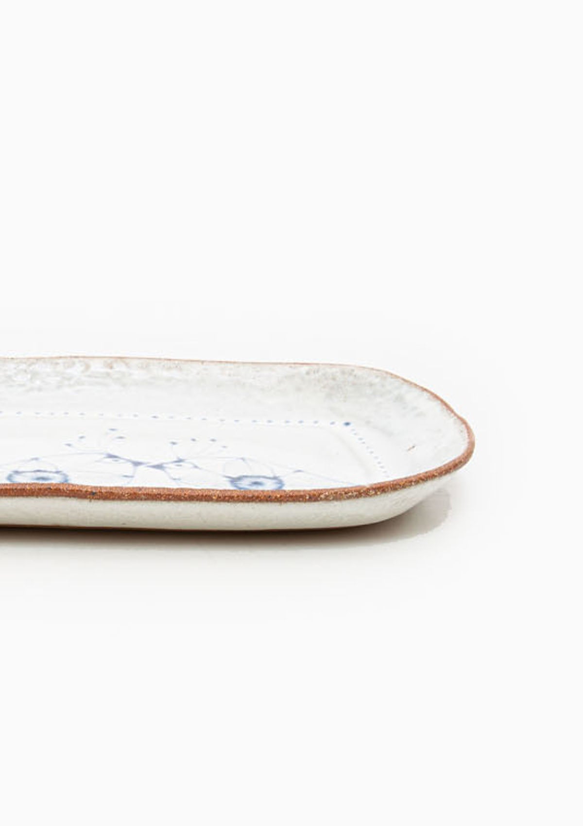 Medium Rectangle Tray Love Birds Blue 2