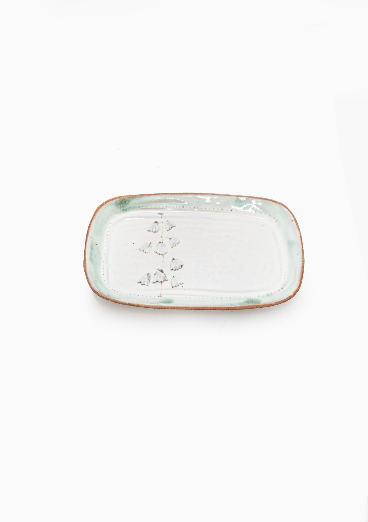 Medium Rectangle Tray Wildflower Grey 2