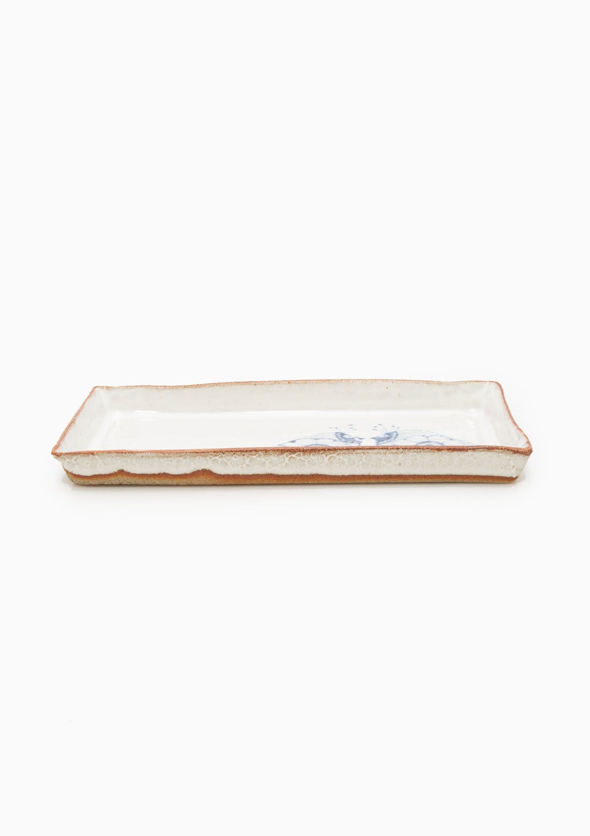 Medium Rectangle Tray Love Birds Blue 3