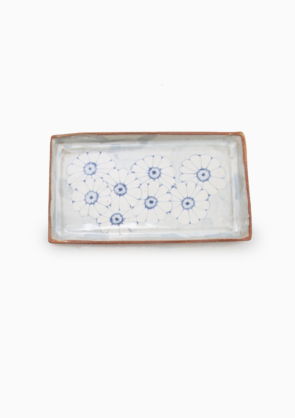 Medium Rectangle Tray Wildflower Blue 2