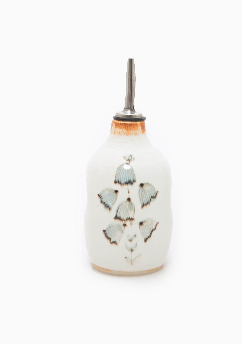 Olive Oil Cruet Wildflower Grey 12