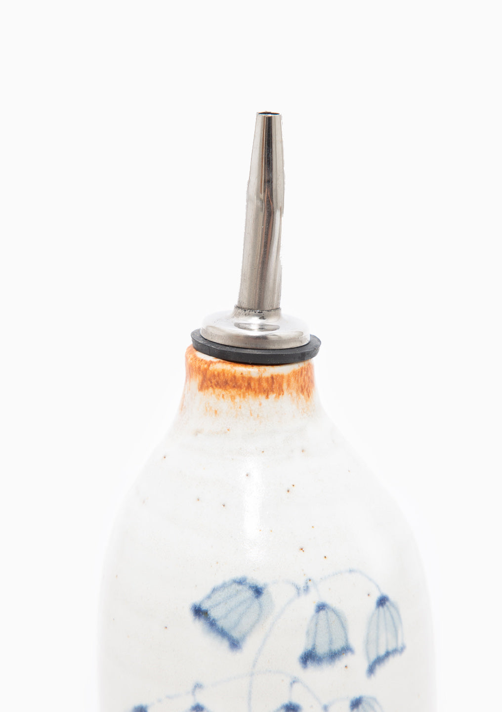Olive Oil Cruet Wildflower Blue 3