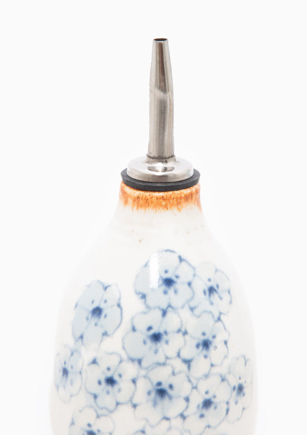 Olive Oil Cruet Wildflower Blue 6