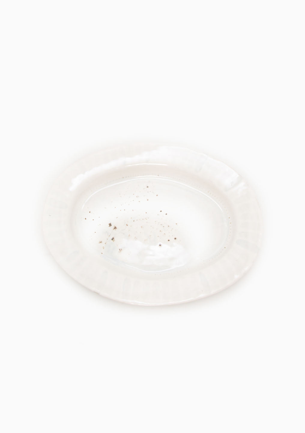 Oval Tray With Rim Wildflower Light Blue 1