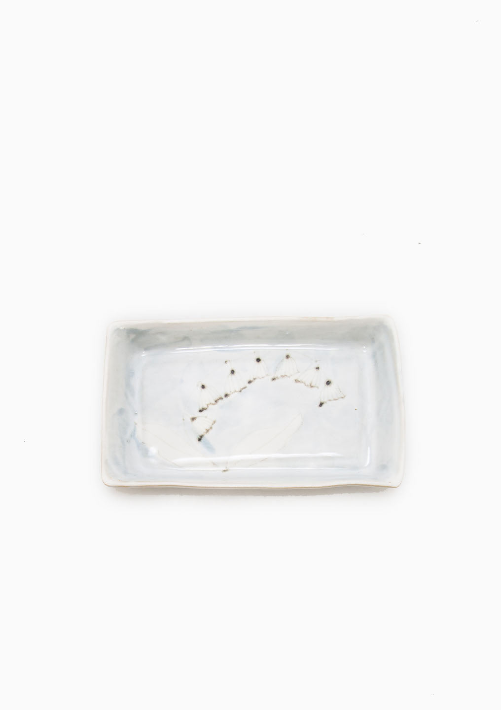 Small Rectangle Tray Wildflower Light Blue 1
