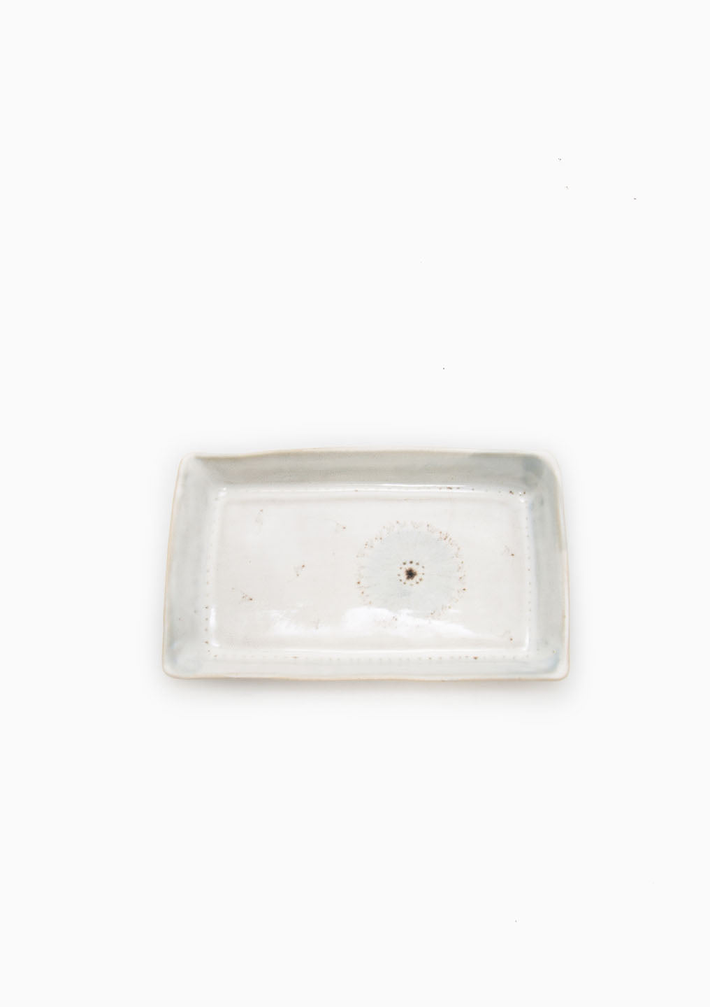 Small Rectangle Tray Dandelion Light Blue 2