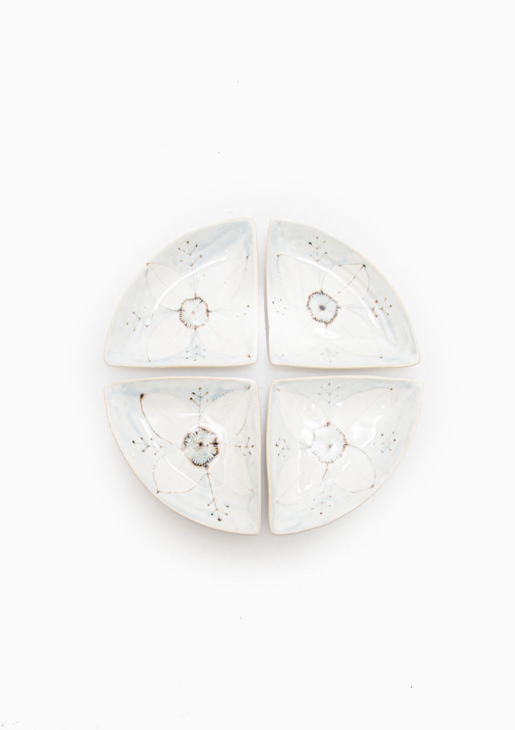 Trivets Set Of 4 Wildflower Light Blue 2