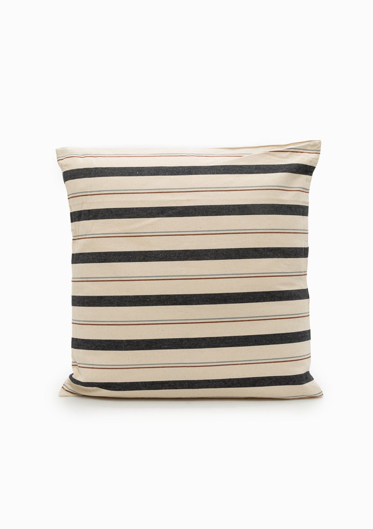 Exclusive 12" x 20" solid and striped pillow from Diani Boutique, handcrafted from 100% cotton using traditional West African looms.