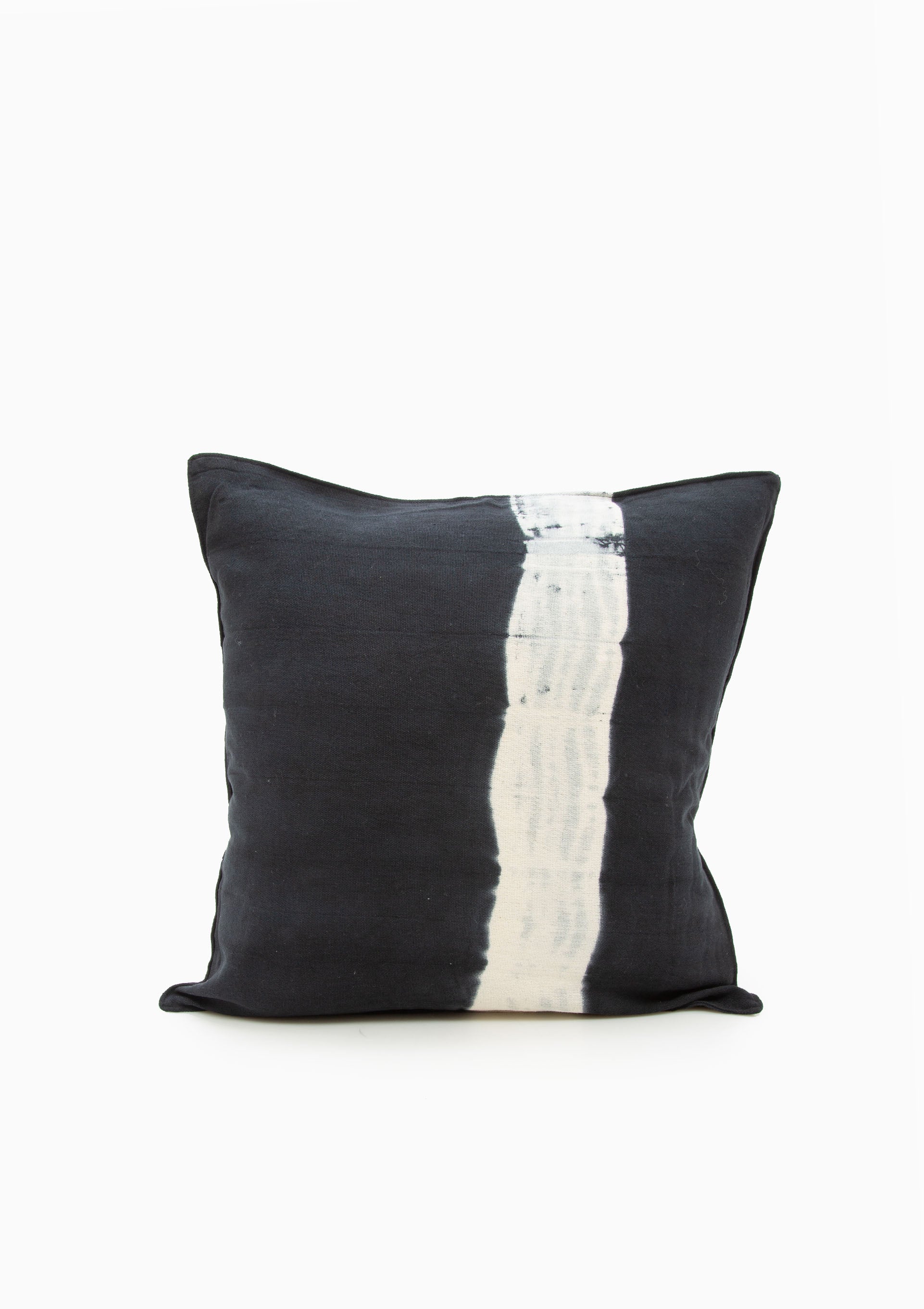 New Cushion, Faded Black Tie Dye | 16" x 16"