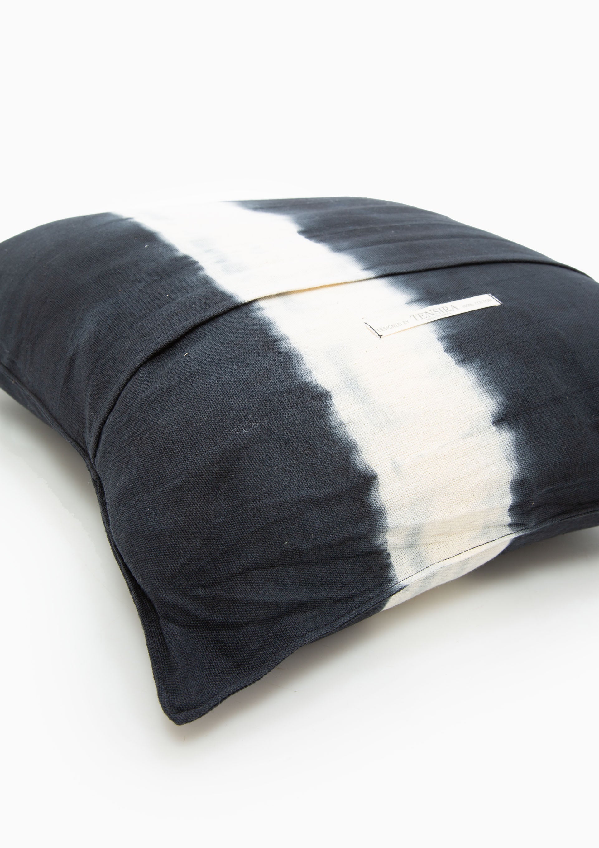 New Cushion, Faded Black Tie Dye | 16" x 16"