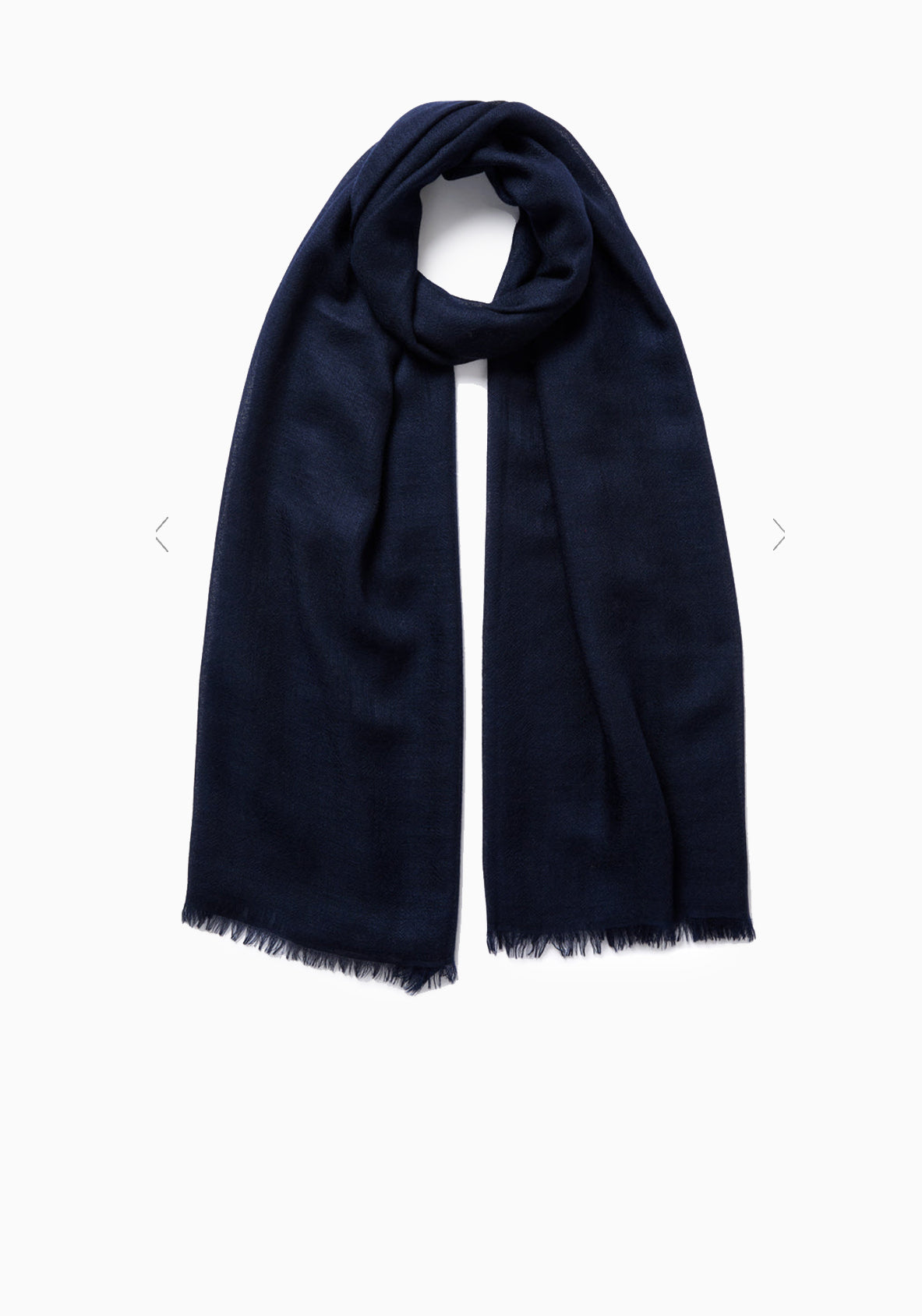 The Legere Fine Cashmere Scarf | Navy
