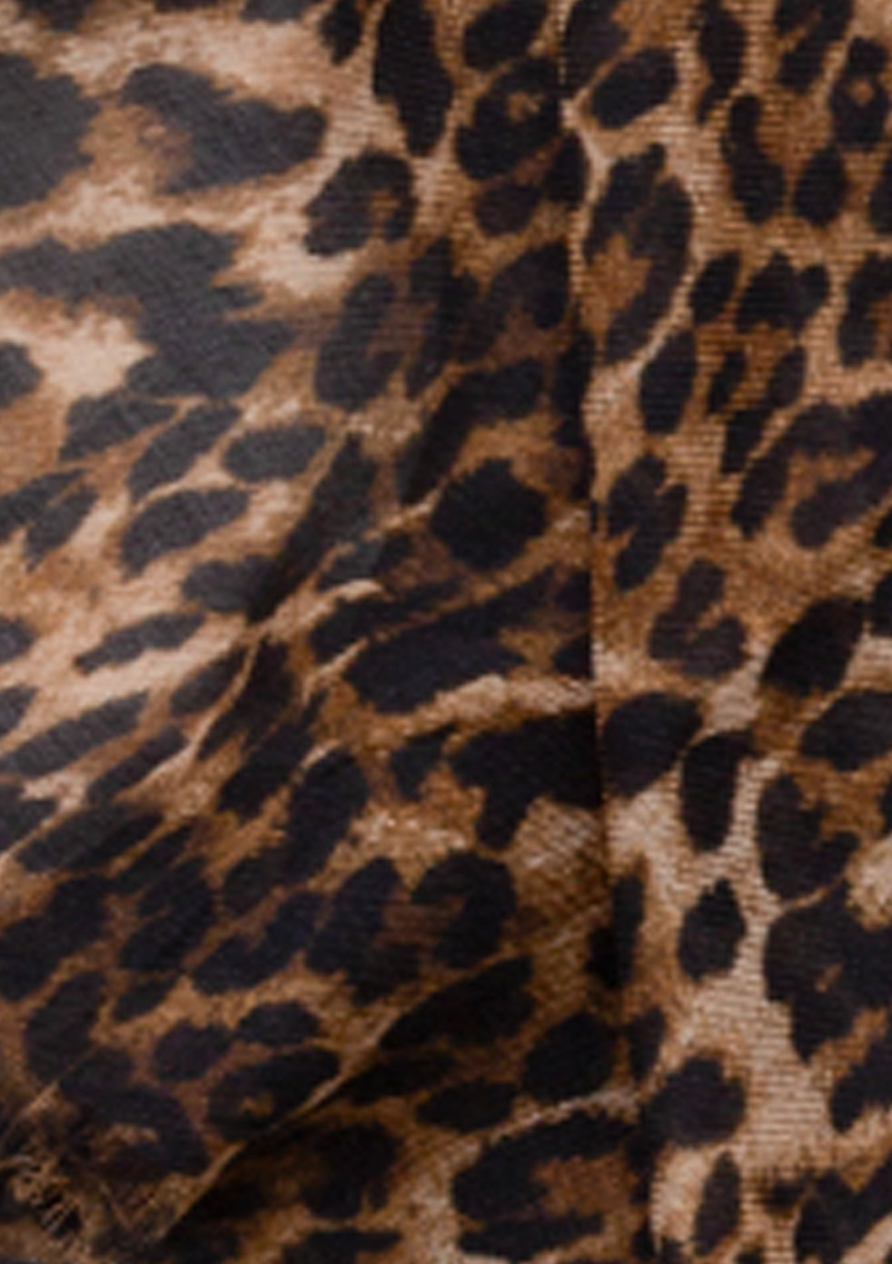 Cashmere Scarf | Vintage Leopard Print