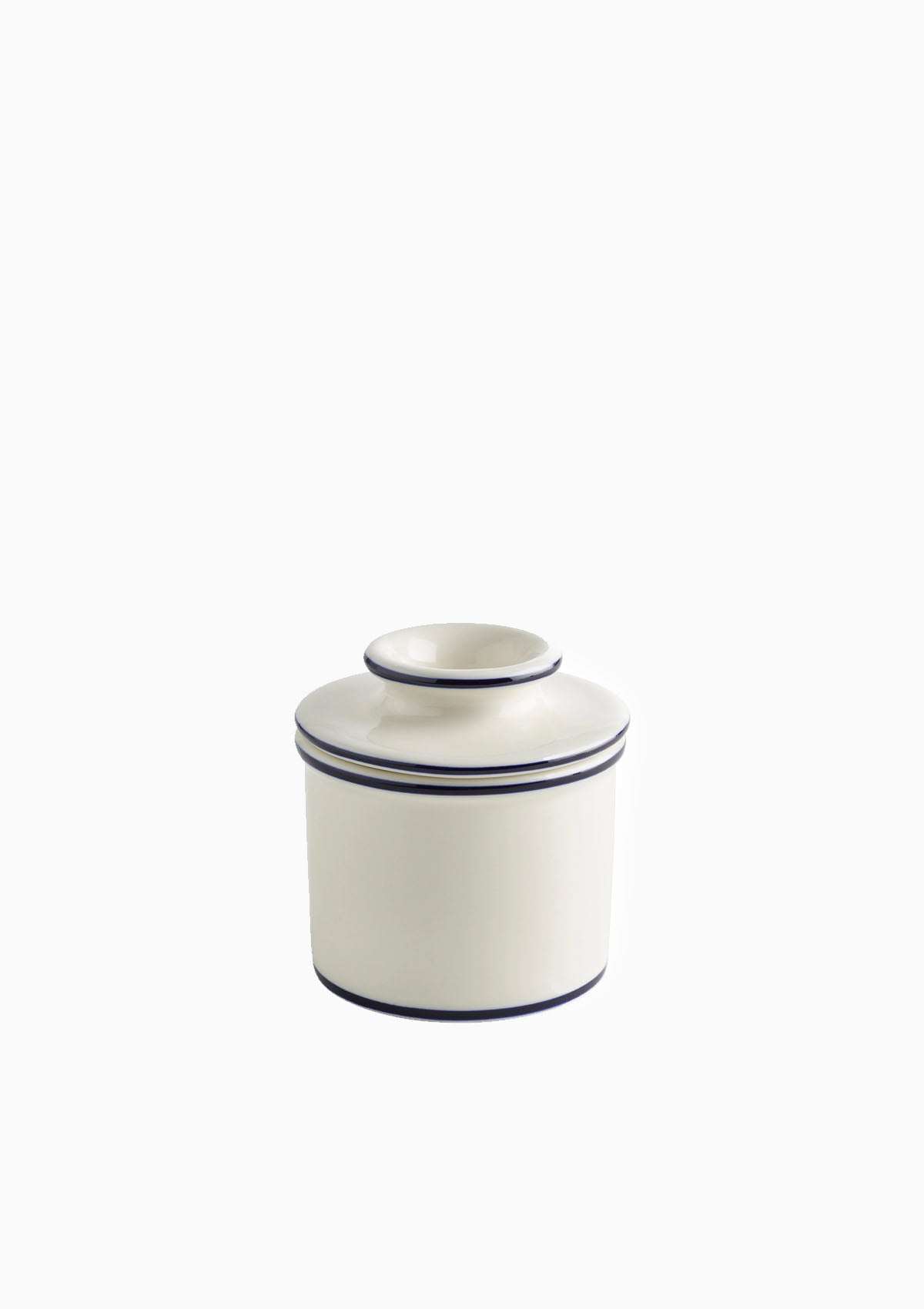 The Original Butter Bell Crock | Le Bistro Blue Trim