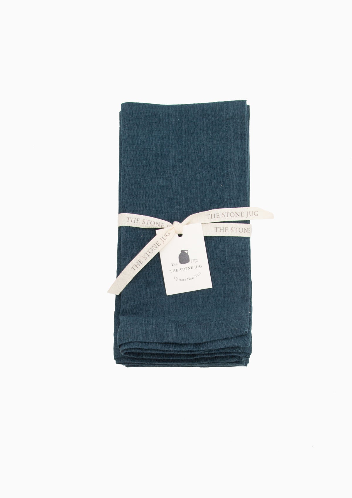 Upstate Lake 100% Stone Washed Linen Napkin, Set Of 4