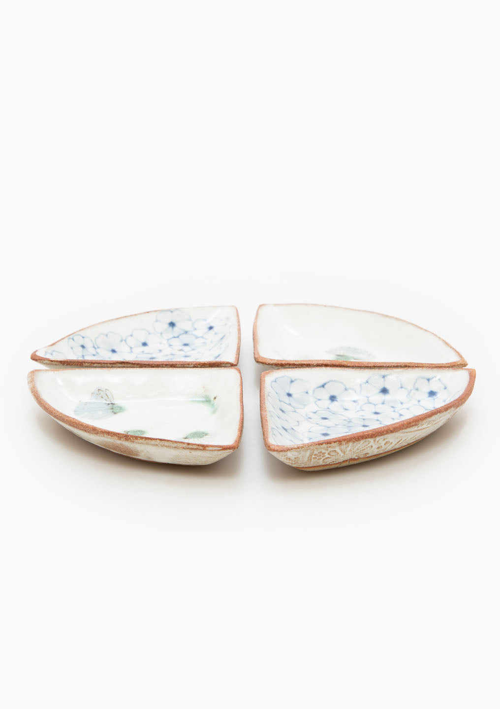 Trivets Set Of 4 Wildflower Blue/Green 1