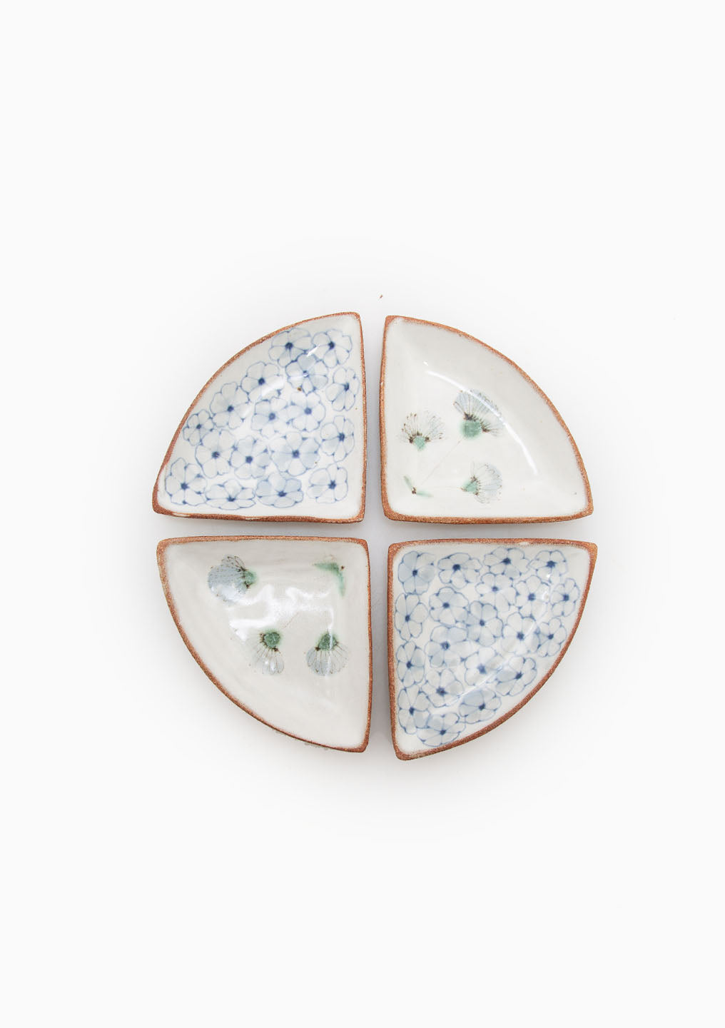 Trivets Set Of 4 Wildflower Blue/Green 1