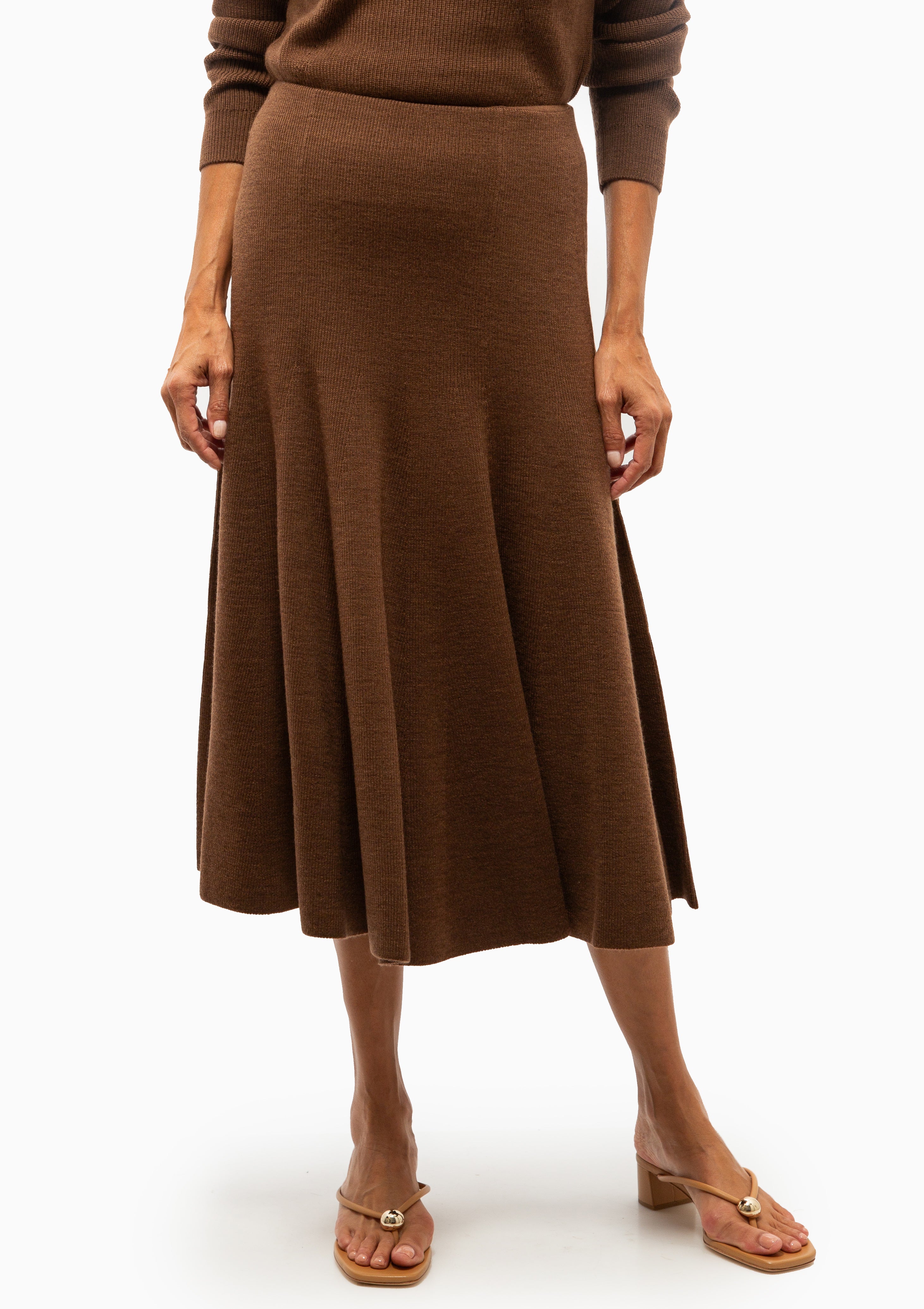 Azaria Knit Skirt | Clove