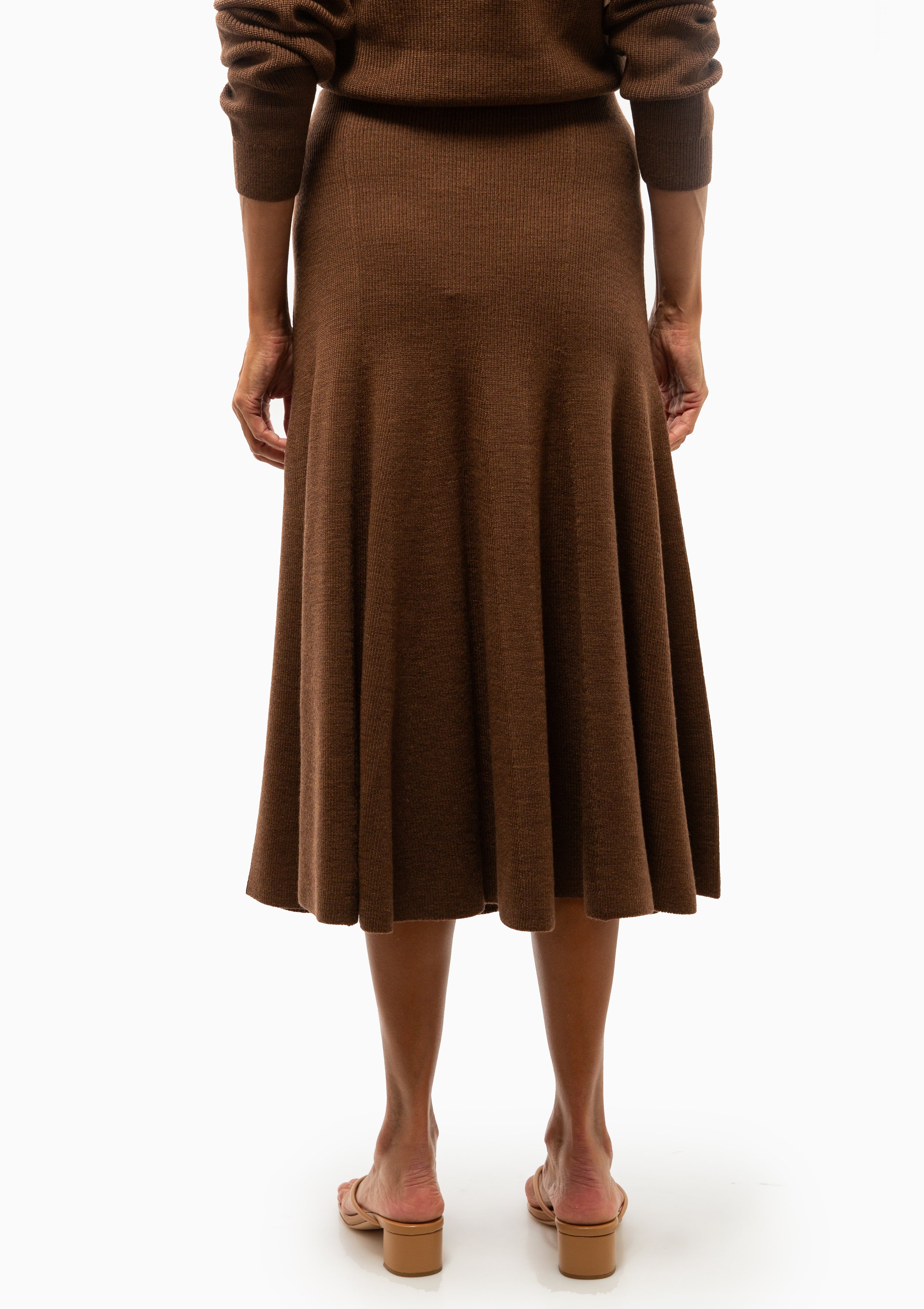 Azaria Knit Skirt | Clove