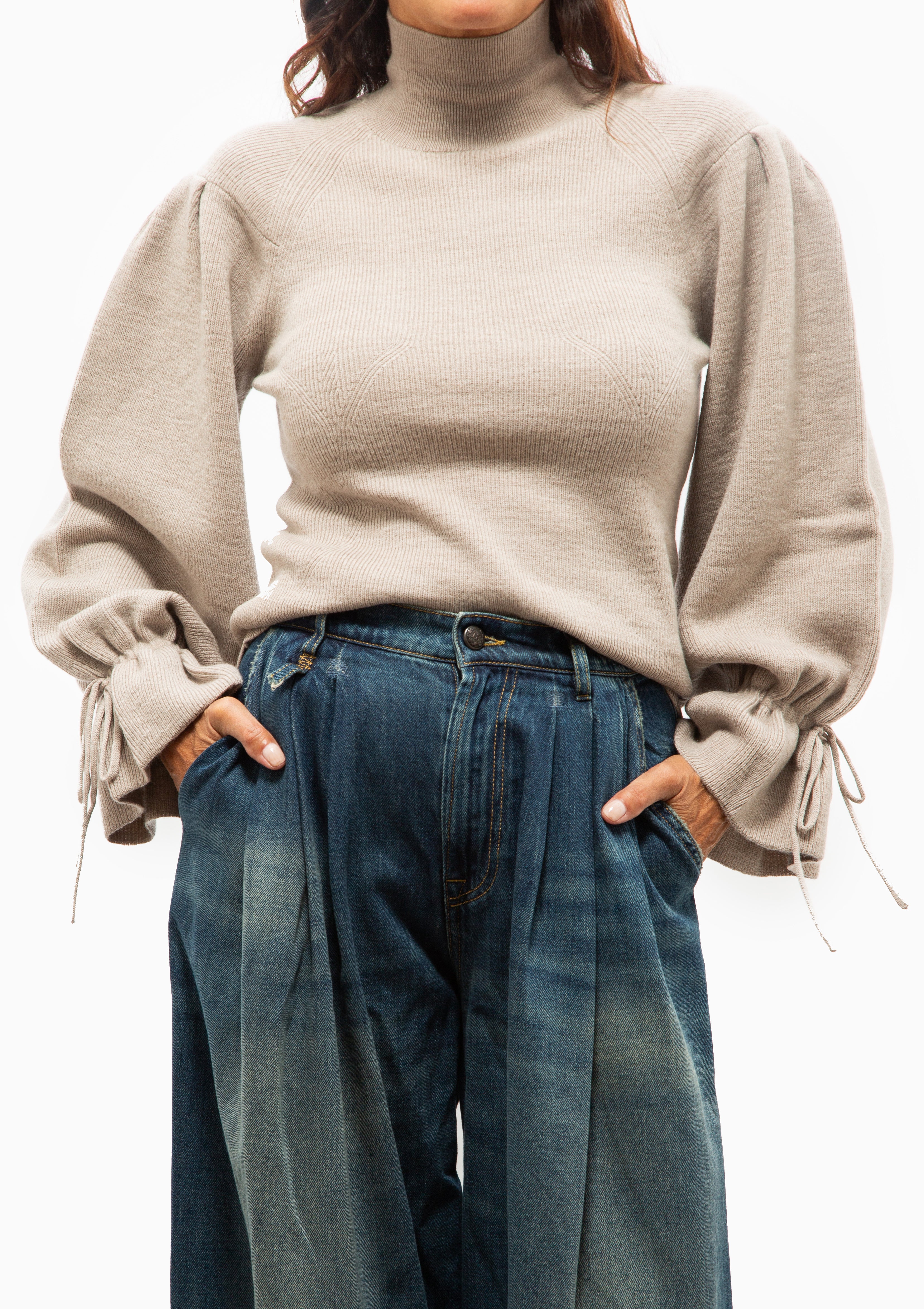 Camille Knit Pullover | Pebble