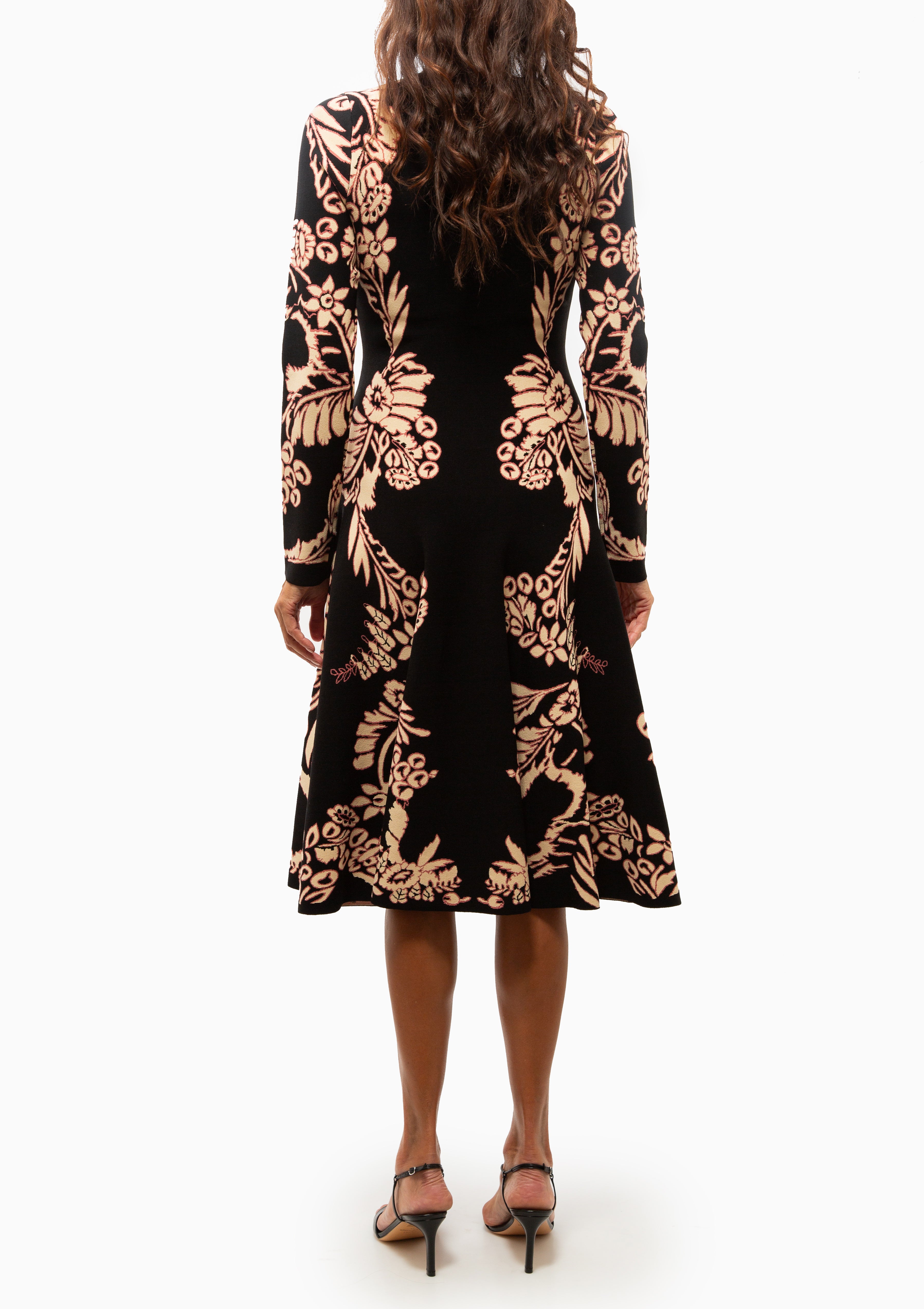 Nerissa Jacquard Dress | Vesper