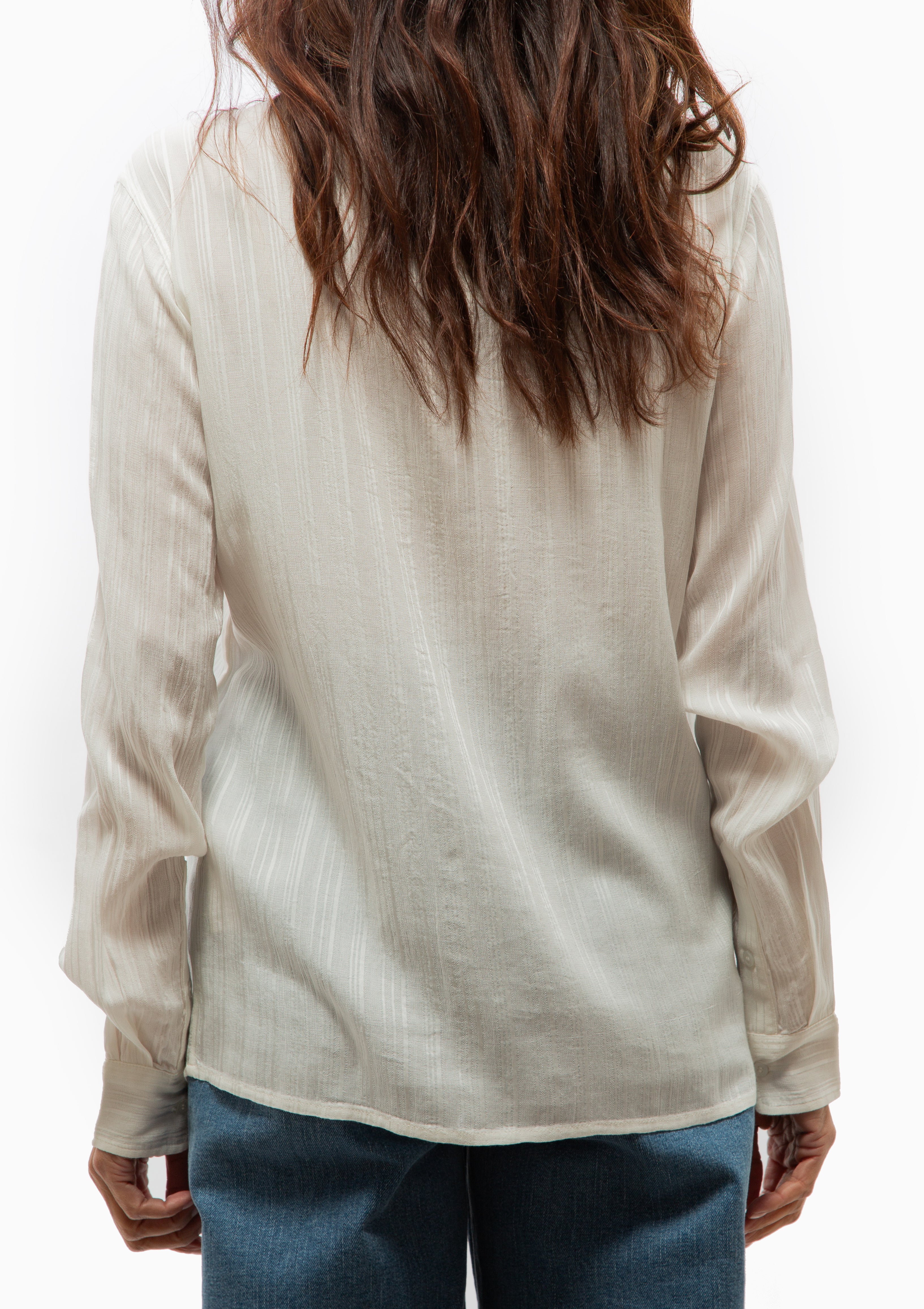 Druyat Cotton Viscose Shirt | Blanc