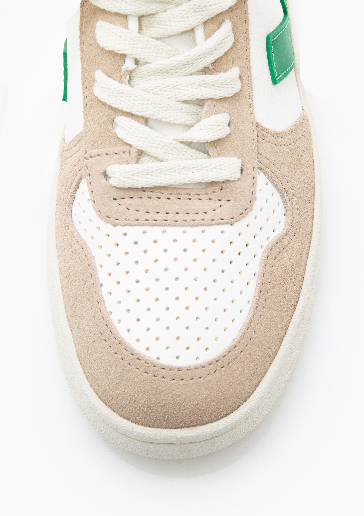 V-10 Chromefree Sneaker | White Emeraude Sahara