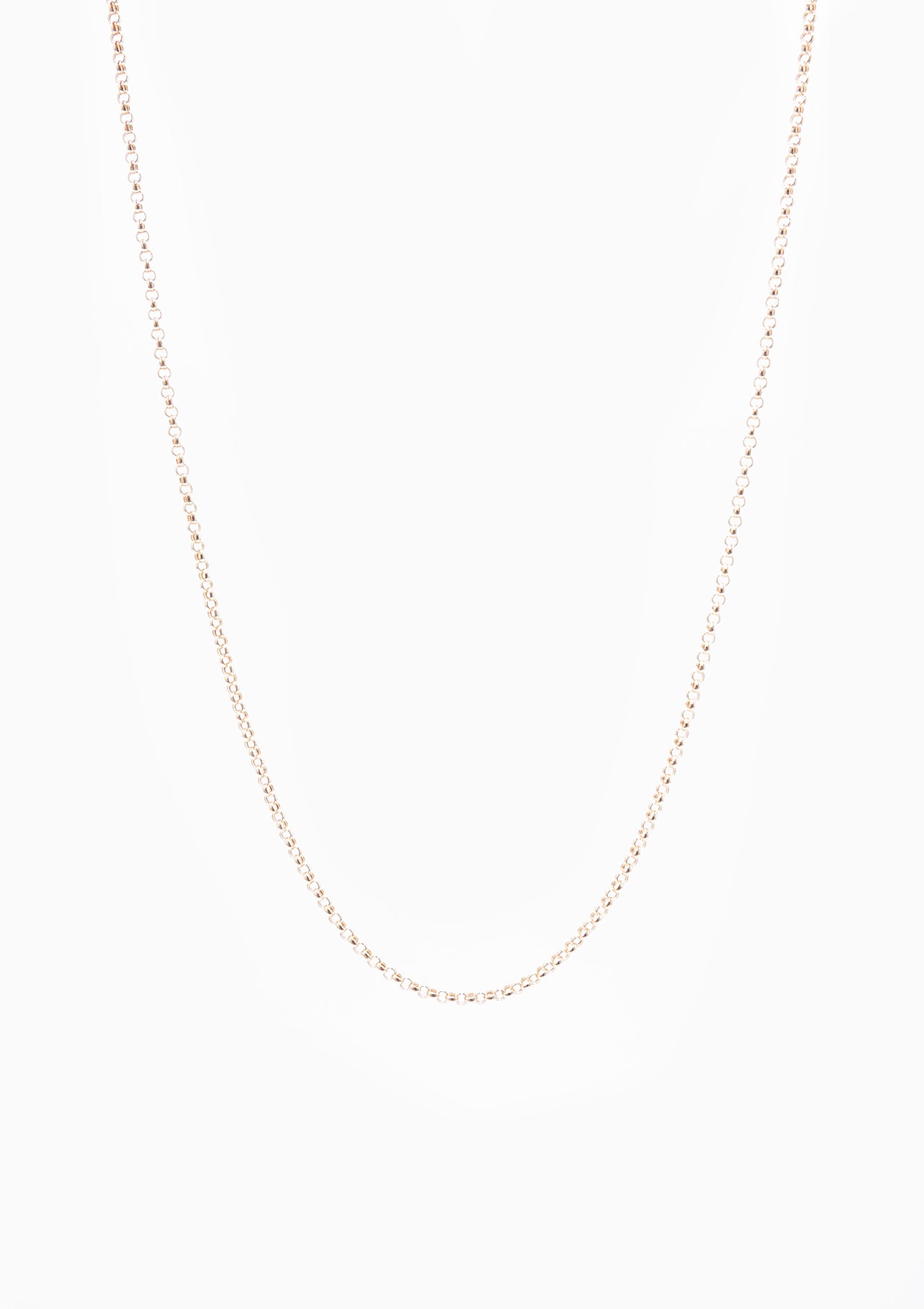14K Long Belcher Chain 24" | Gold
