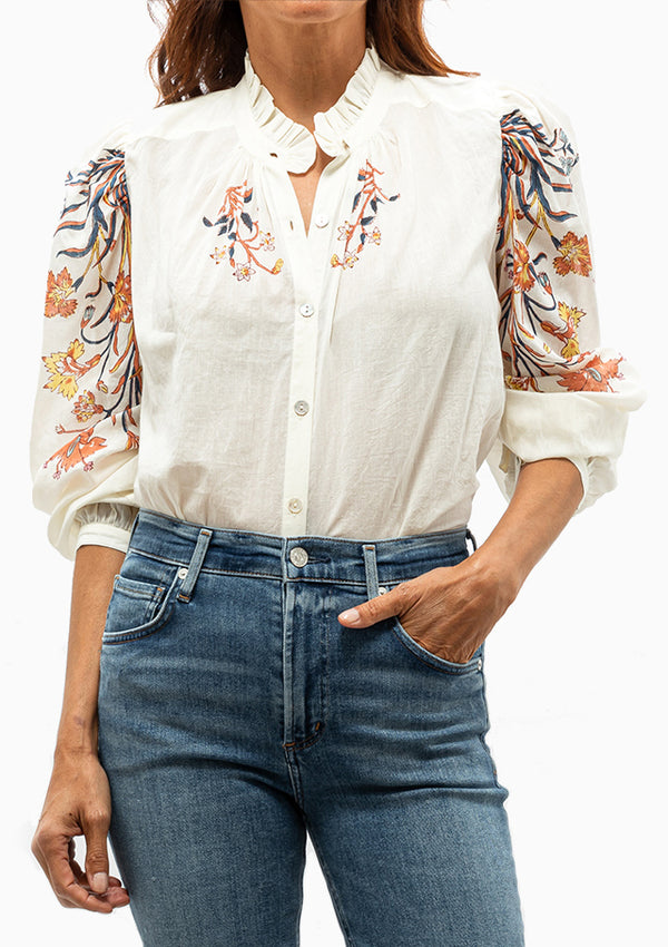 Annabel Lily Valley Shirt | Ivory Sun
