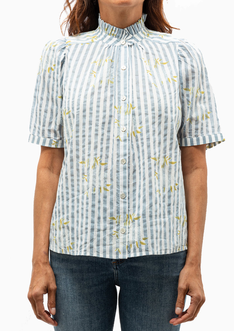 Winnie Stripe Shirt | Blue Magnolia
