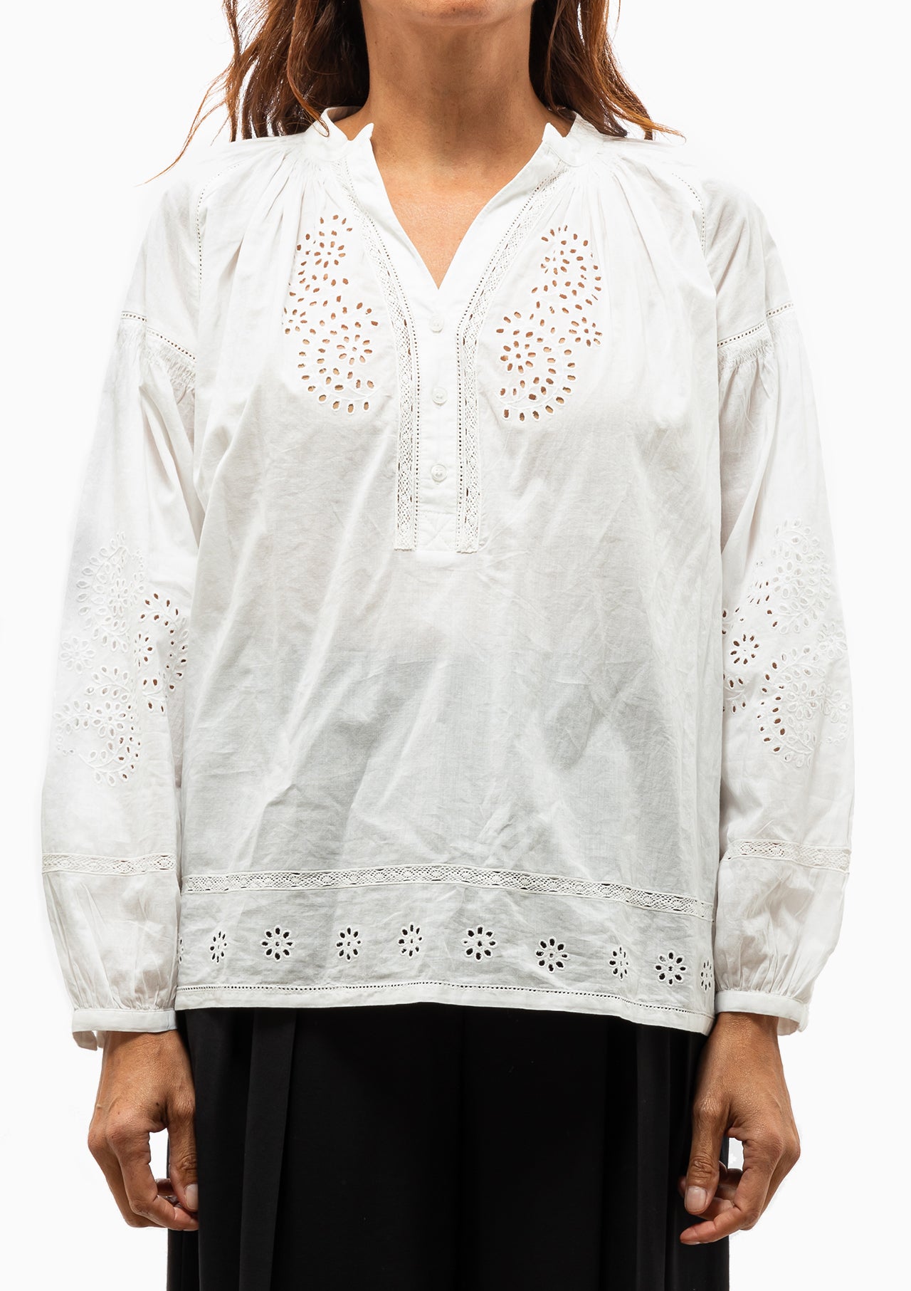 Nipoa Blouse | Blanc