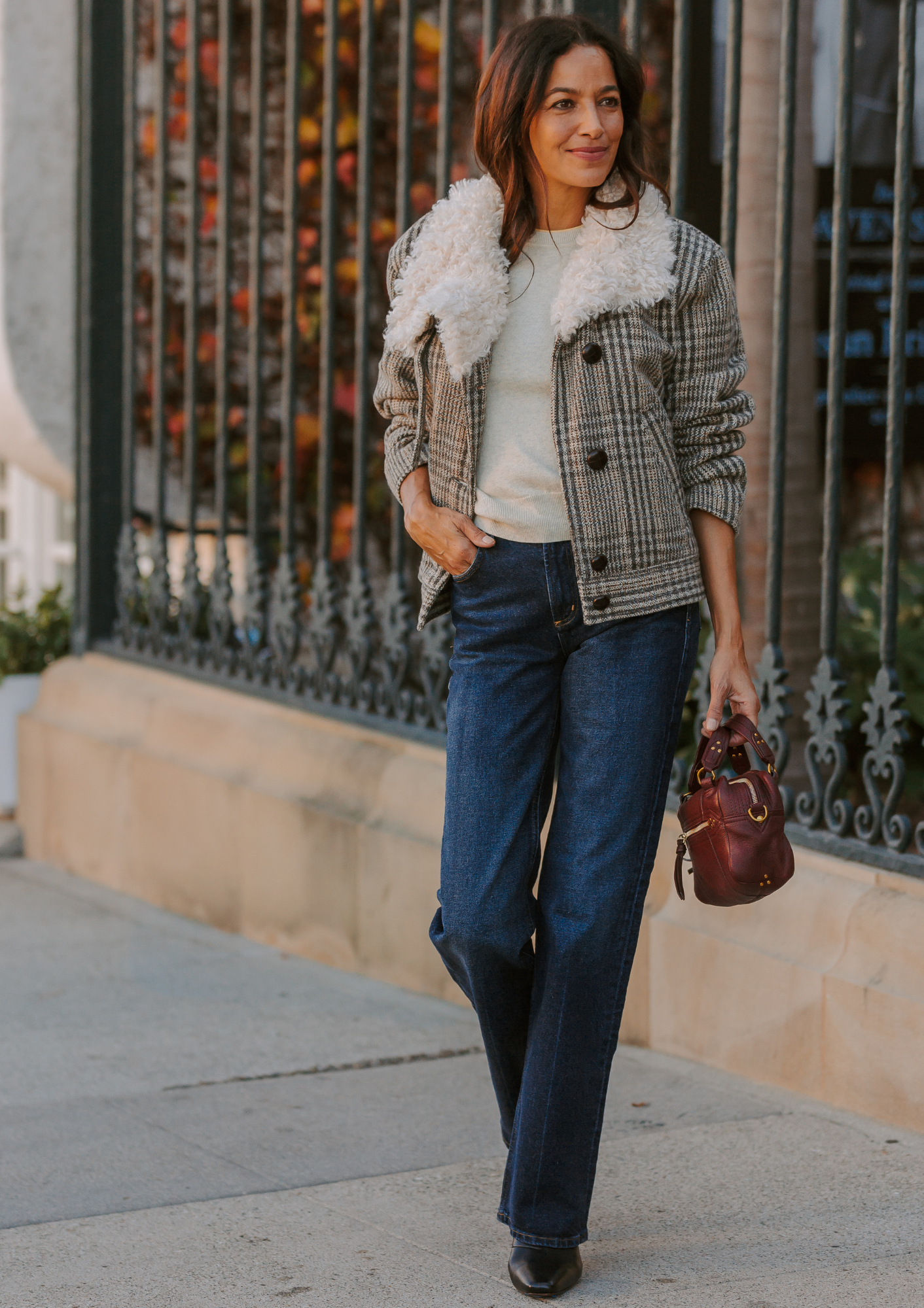 Lanta Pullover | Light Grey/Light Yellow