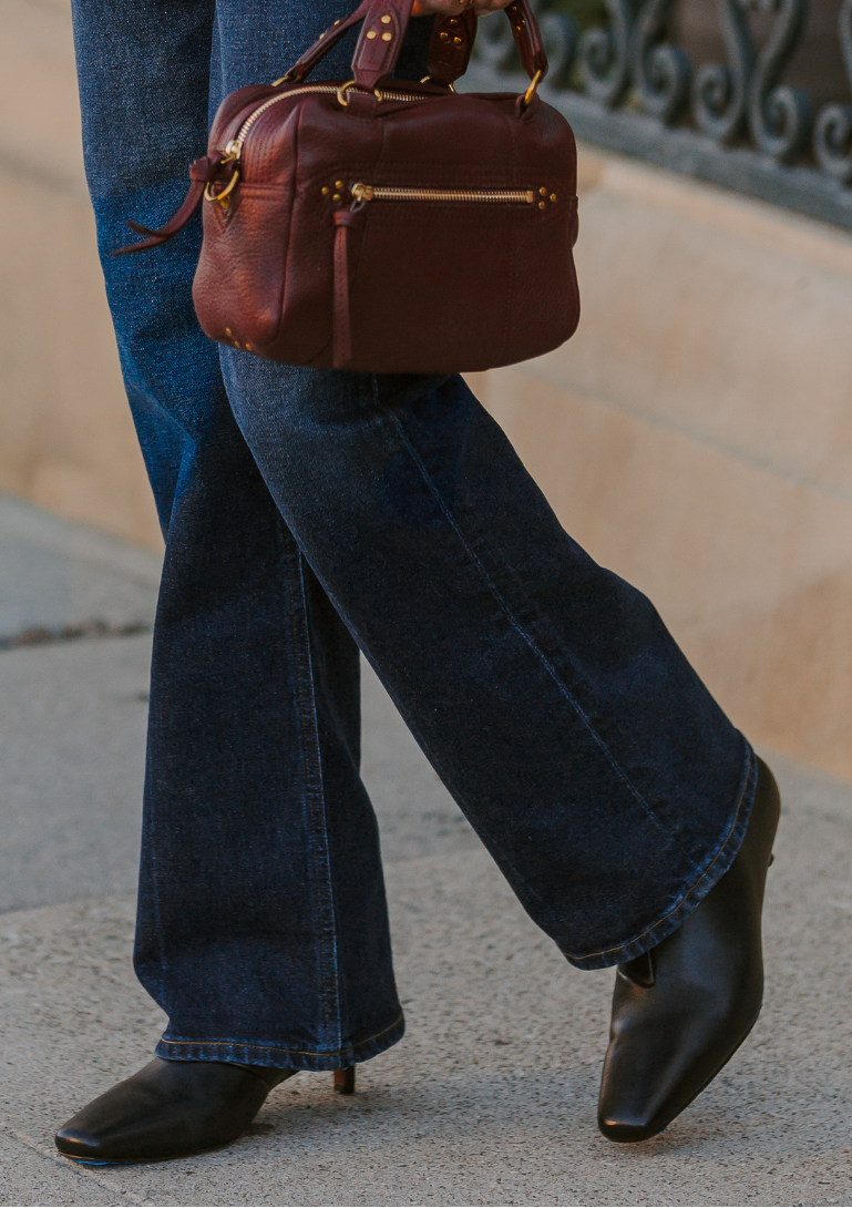 Marcella Leather Ankle Boot | Black