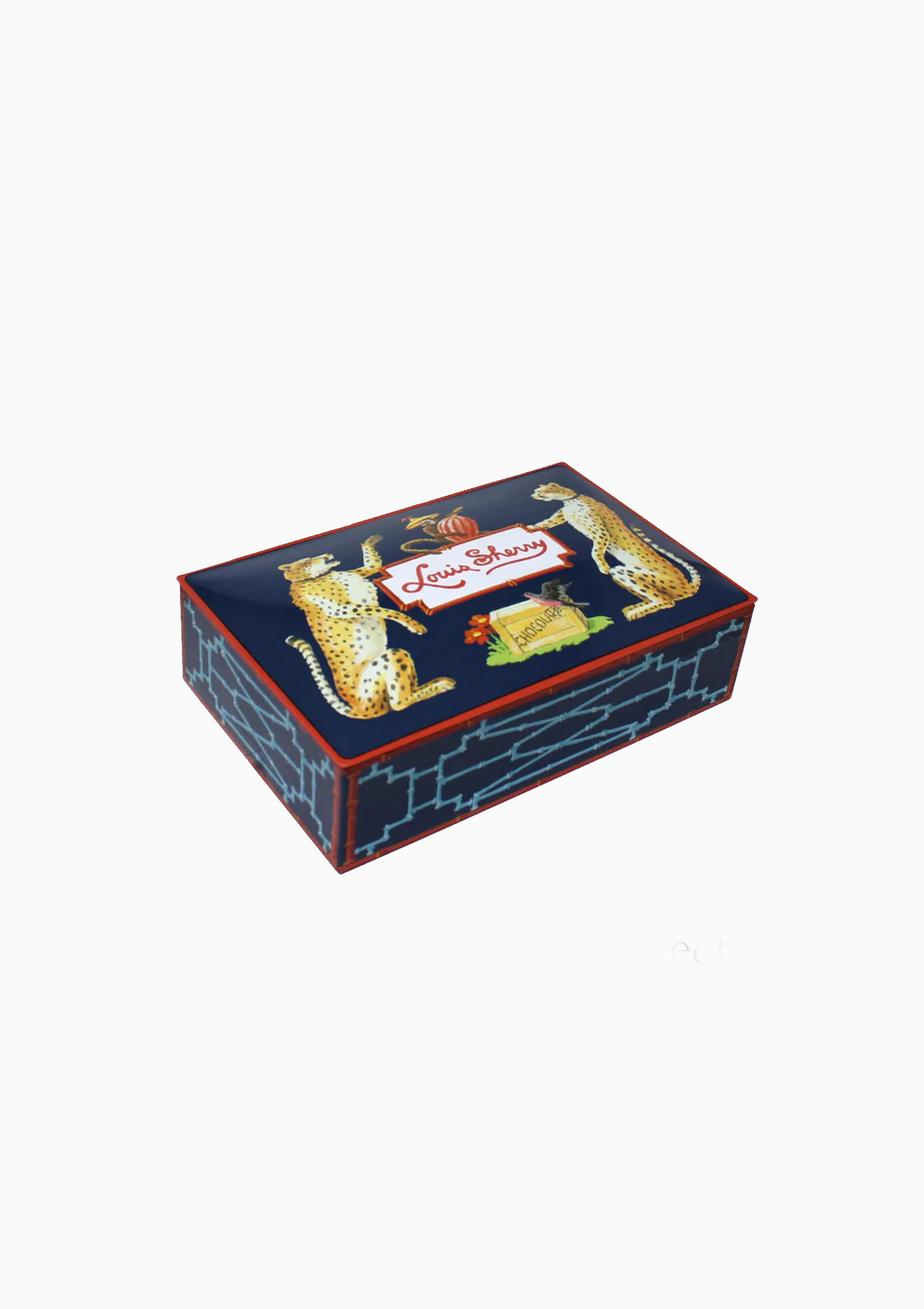Louis Sherry Champagne Truffles 15-Piece Tin | Howard Harrison Cheetah