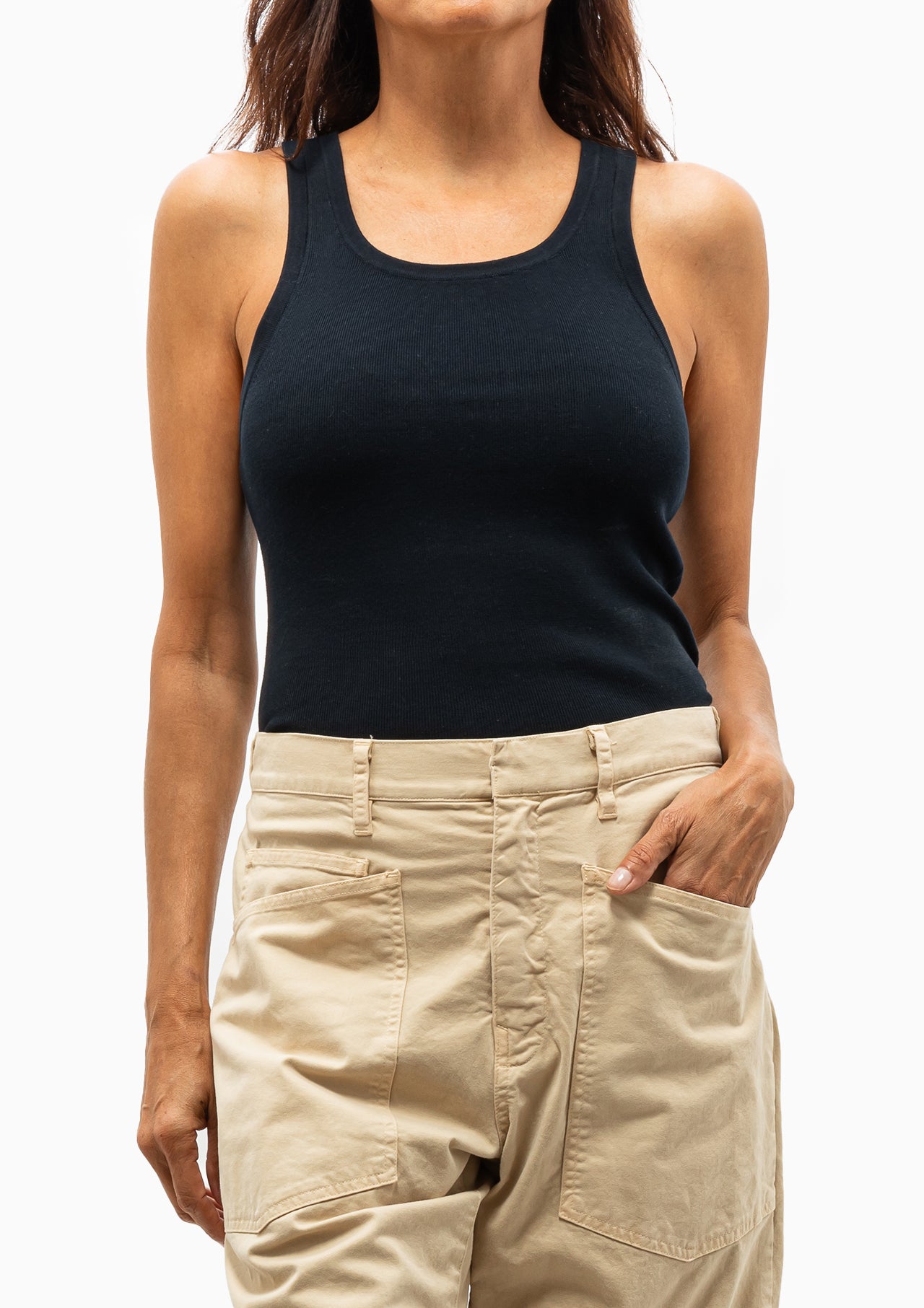 Calida Sweater Tank | Dark Navy