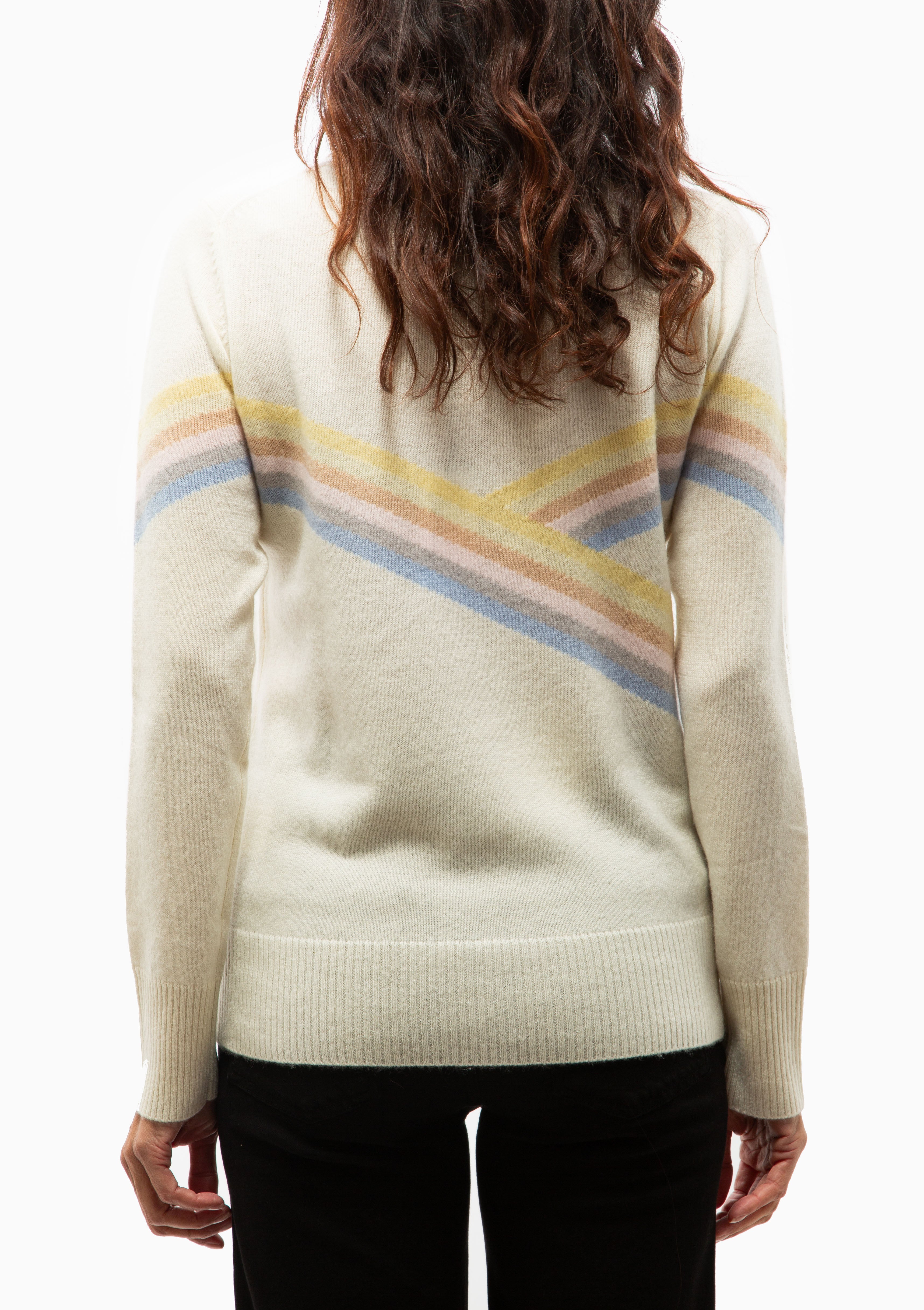 Lilac Top | Cream Stripe