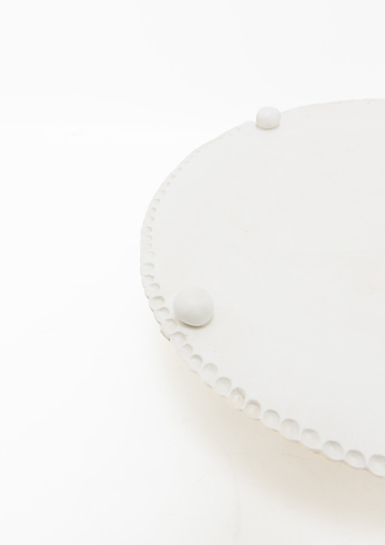 Pearl Detailing Celebration Plate | Egret